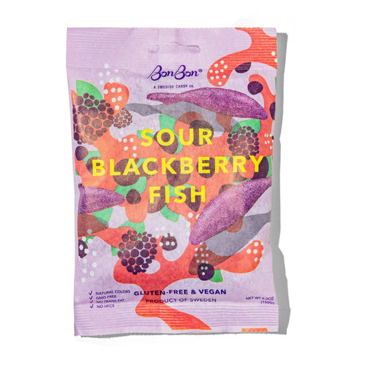 BonBon NYC Sour Blackberry Fish