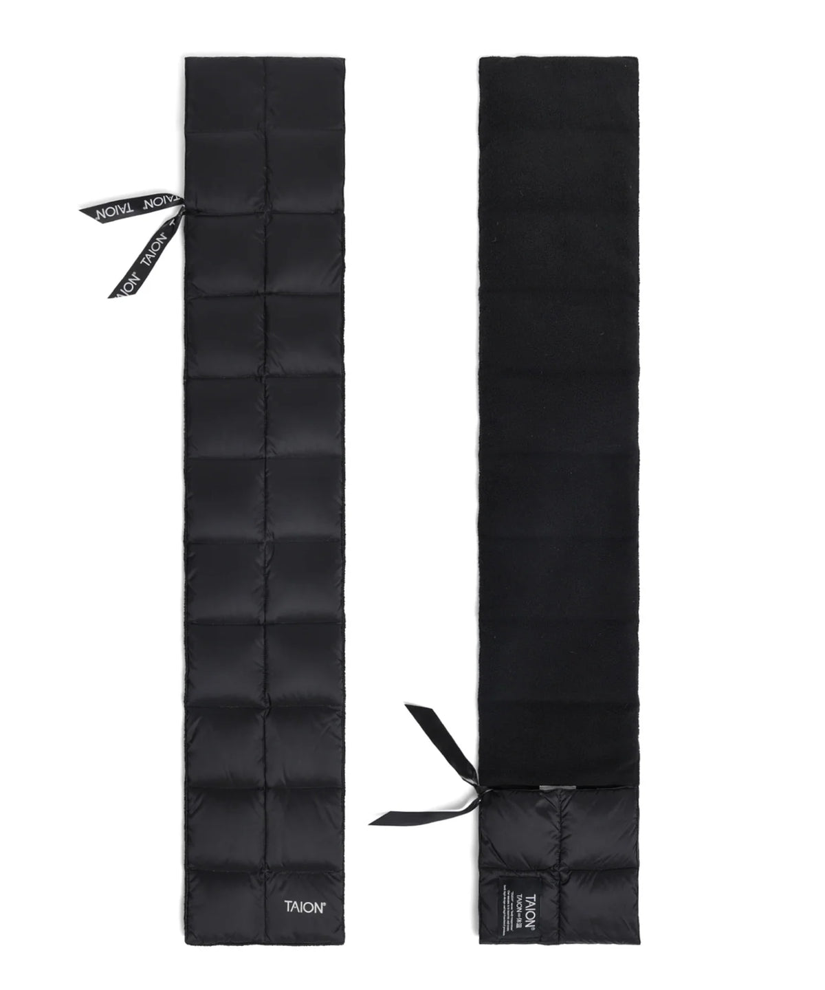 TAION Basic Down Scarf in Black