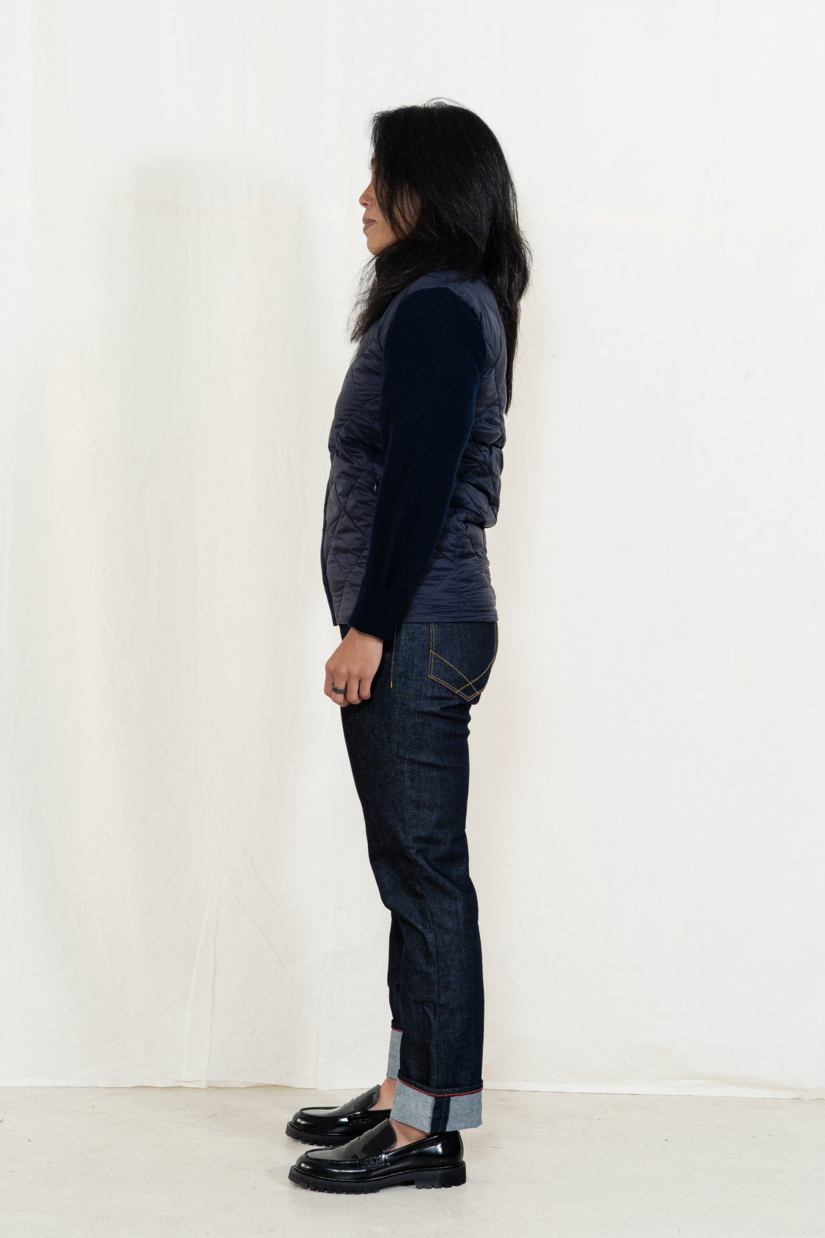 TAION Full Zip in Dark Navy