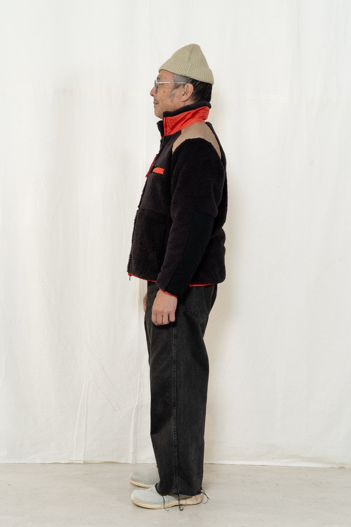 TAION Fleece Jacket in Chocolate Crazy