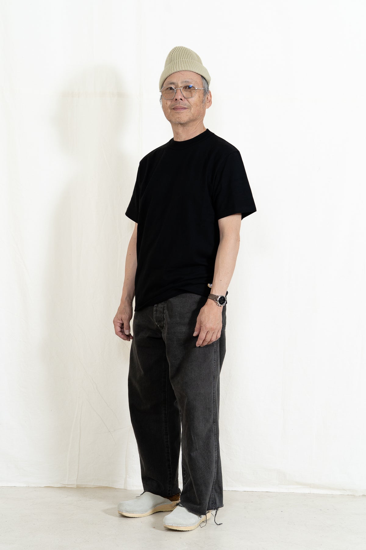 Armor-Lux Plain T-Shirt Callac in Black
