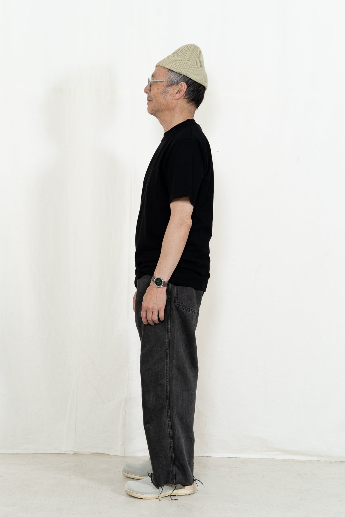 Armor-Lux Plain T-Shirt Callac in Black