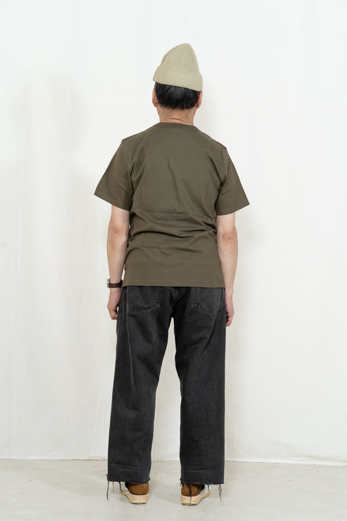 Armor-Lux Plain T-Shirt Callac in Olive