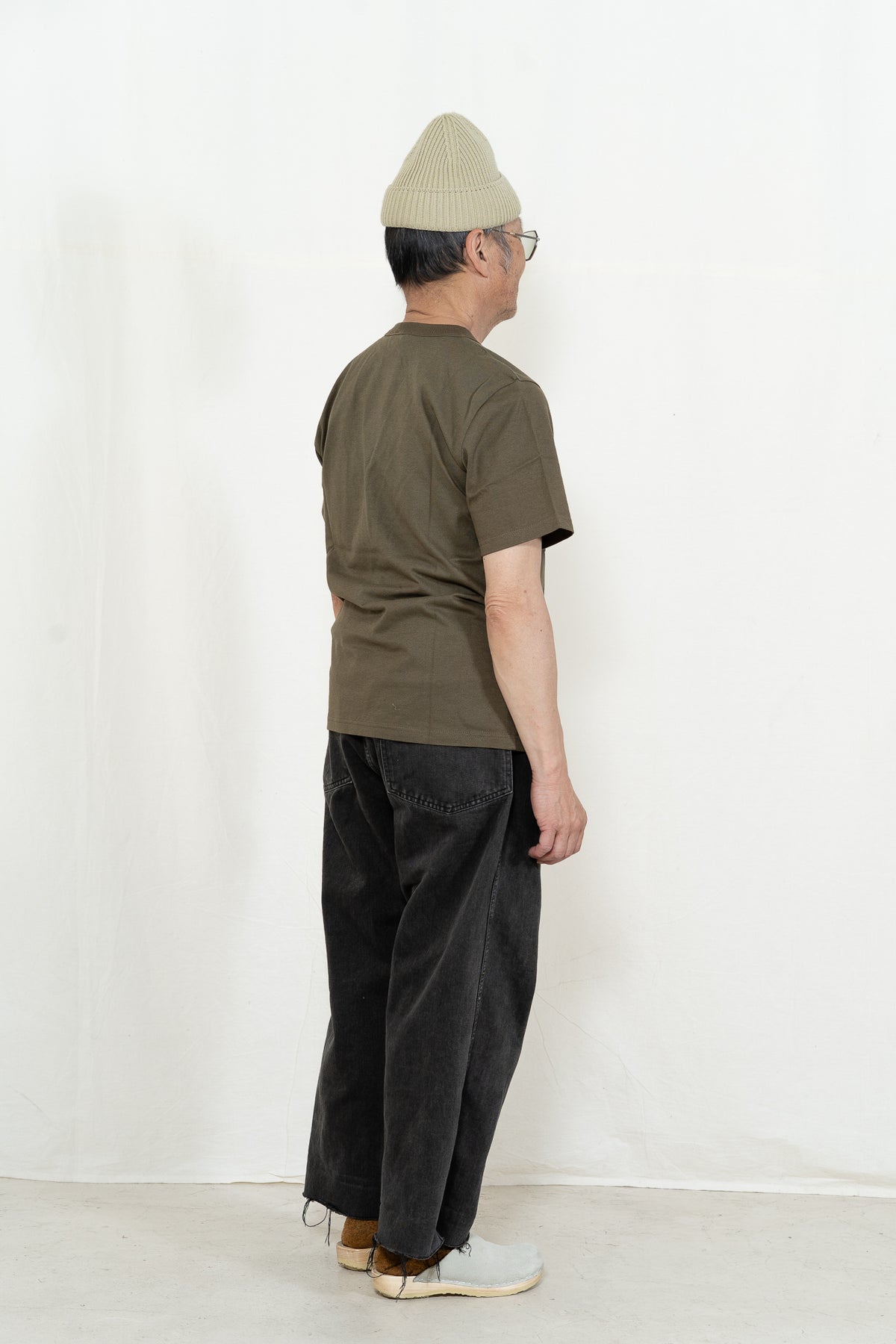 Armor-Lux Plain T-Shirt Callac in Olive