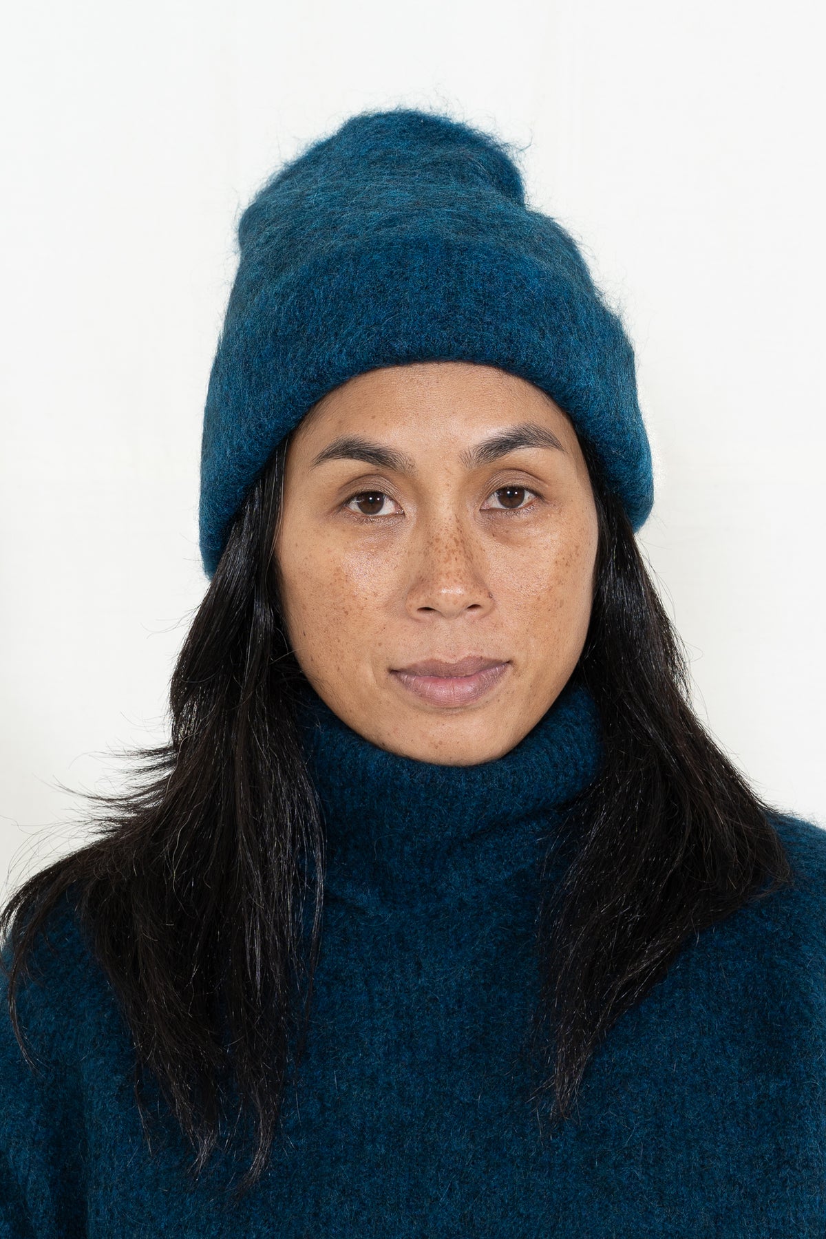 Sayaka Davis Mohair Beanie in Midnight Blue