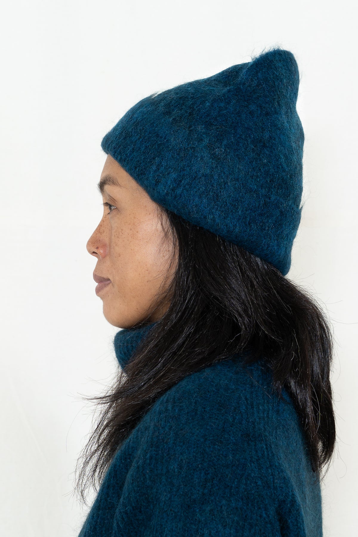 Sayaka Davis Mohair Beanie in Midnight Blue