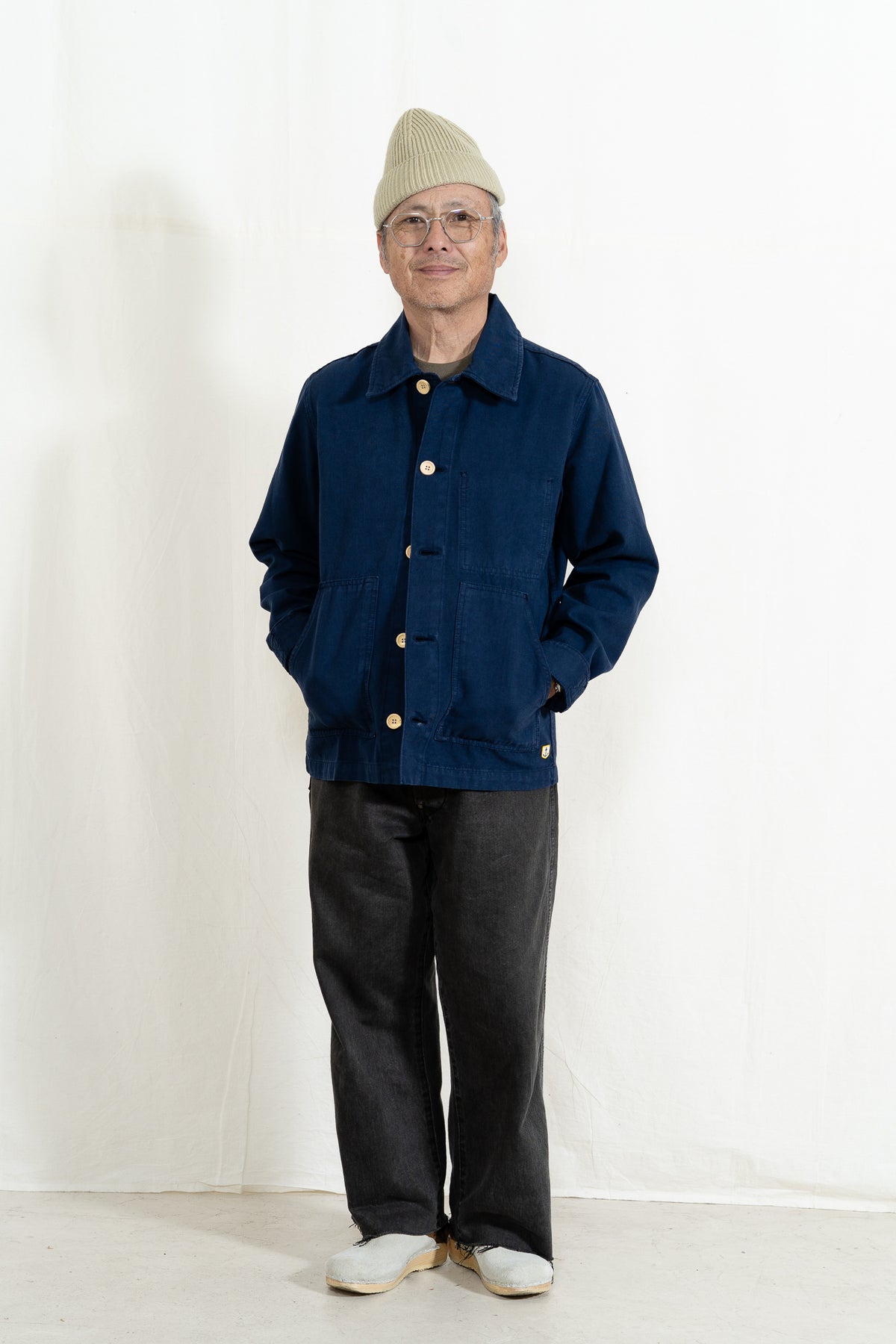 Armor-Lux Men's Fisherman Jacket in Navy