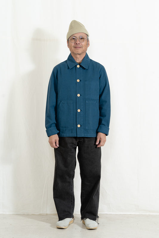 Armor Lux Men's Fisherman Jacket in Teal
