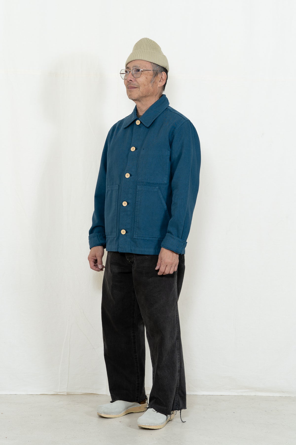 Armor Lux Men's Fisherman Jacket in Teal