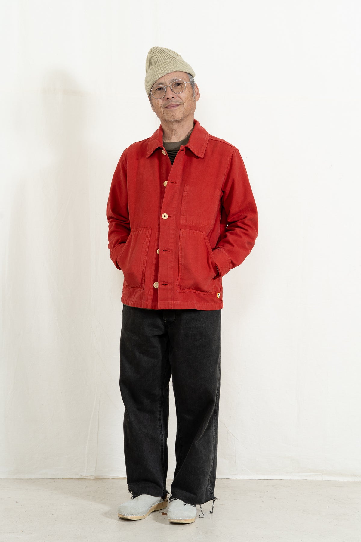 Armor-Lux Men's Fisherman Jacket in Ketchup