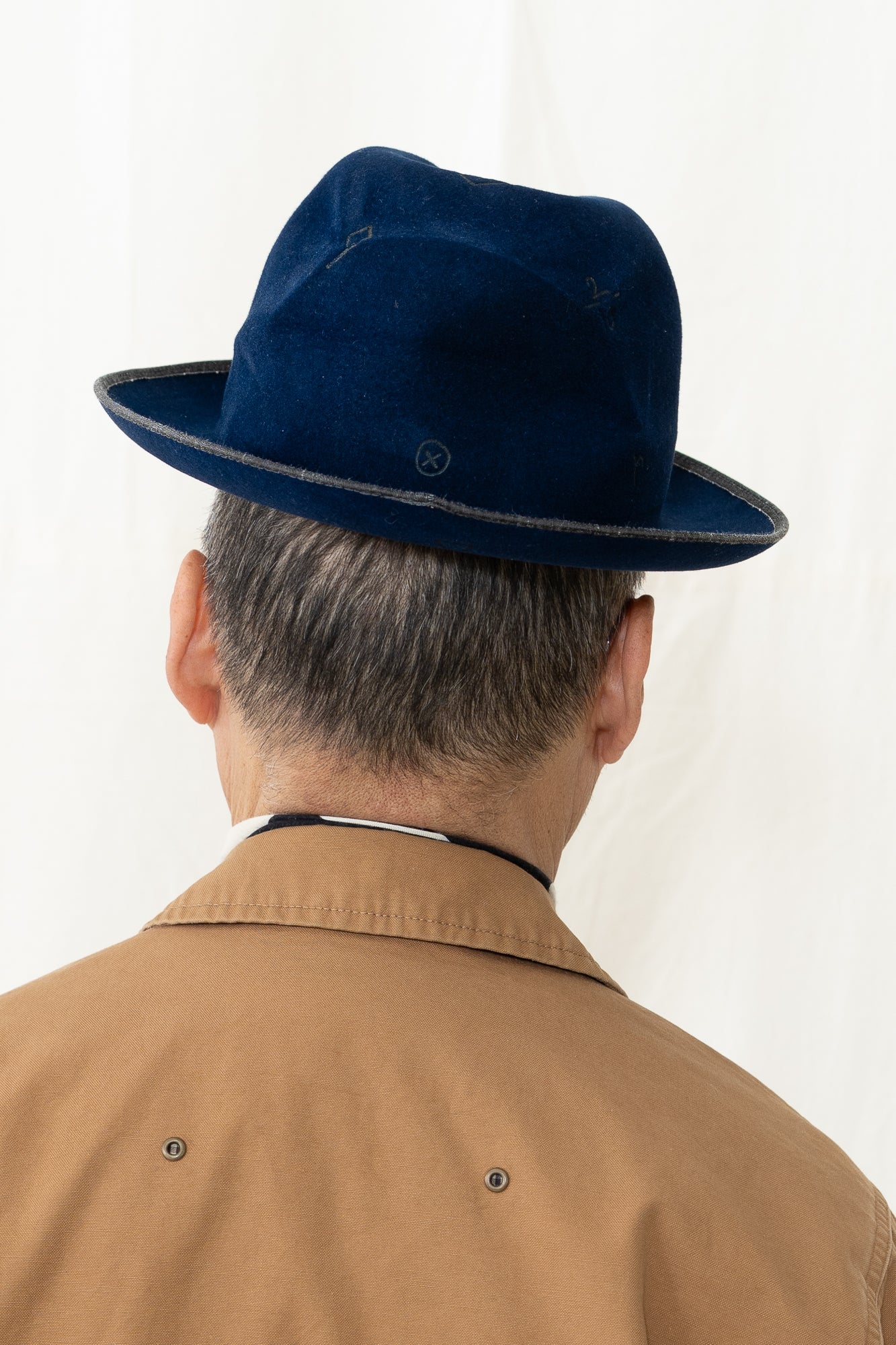 SUPERDUPER Hobo Hat in Blue