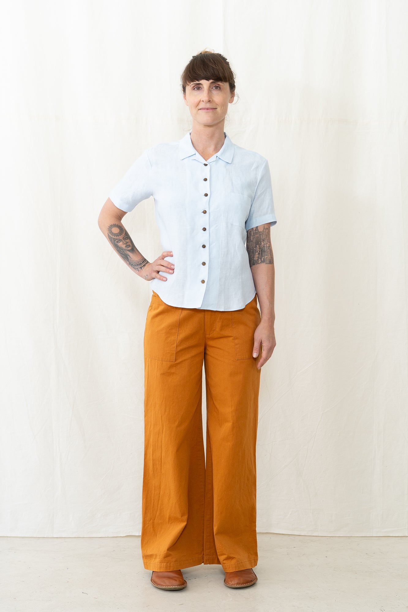 HYE SUN MUN Margaret Shirt in Linen