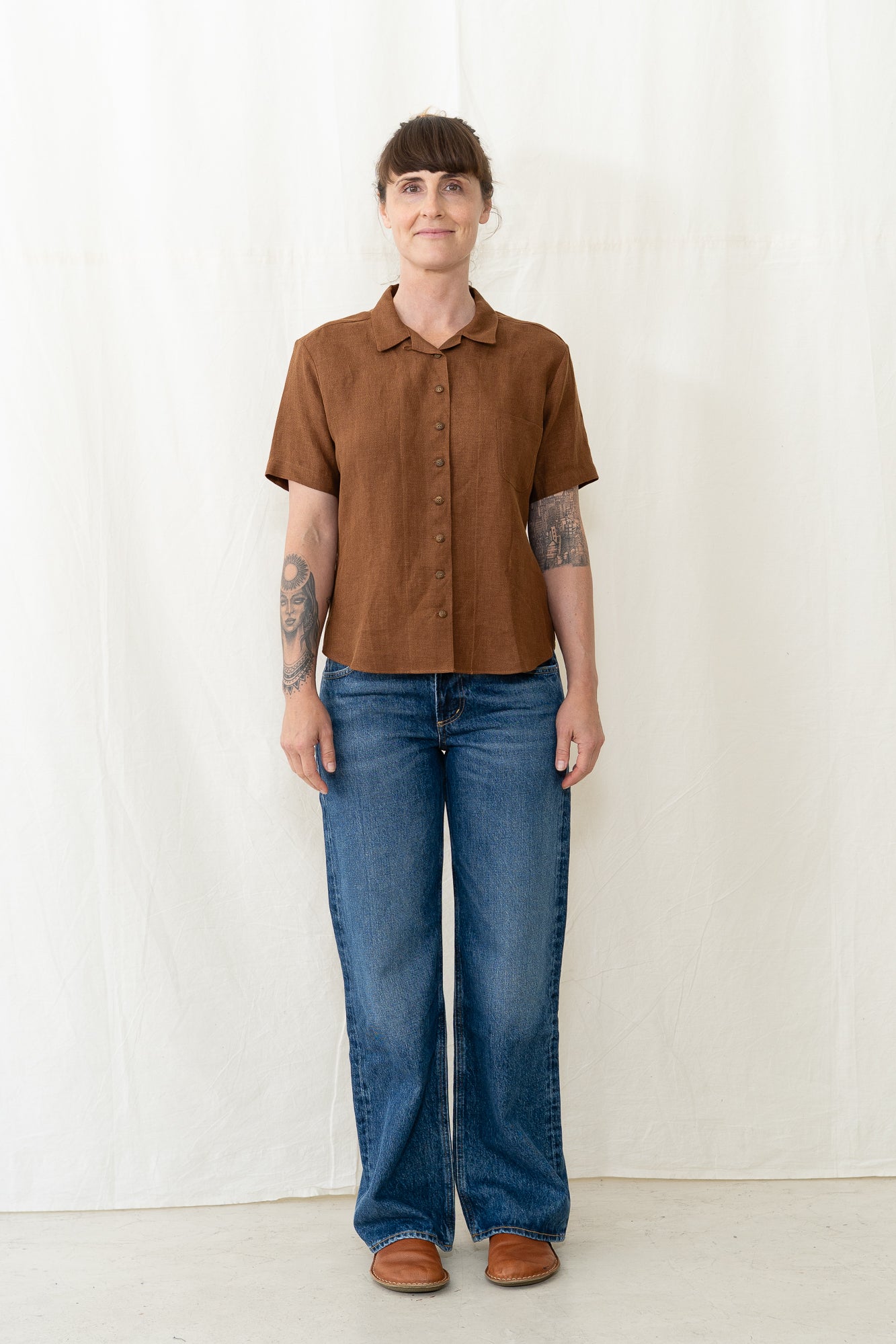HYE SUN MUN Margaret Shirt in Linen