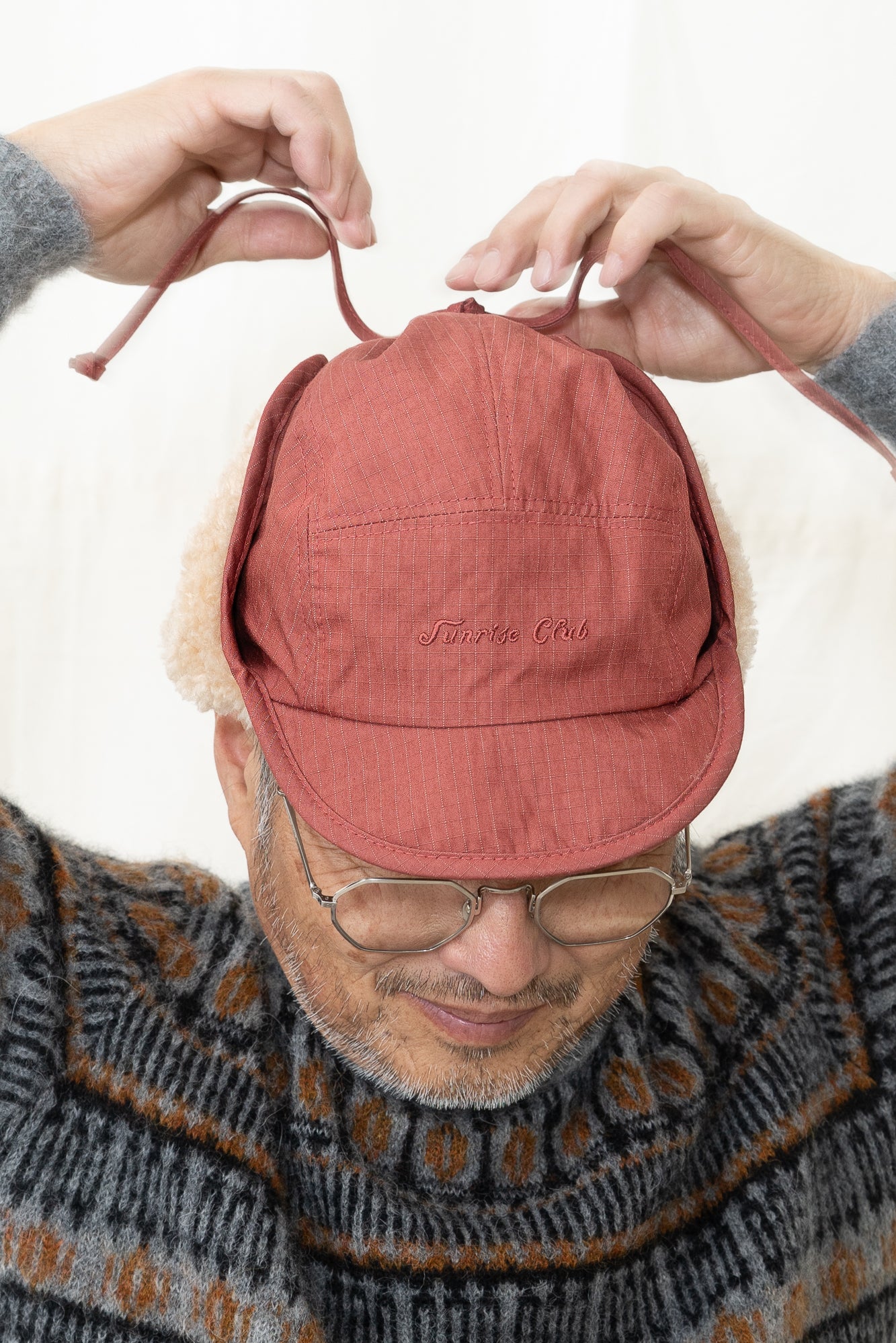 Kappy Reversible Trooper Hat in Red