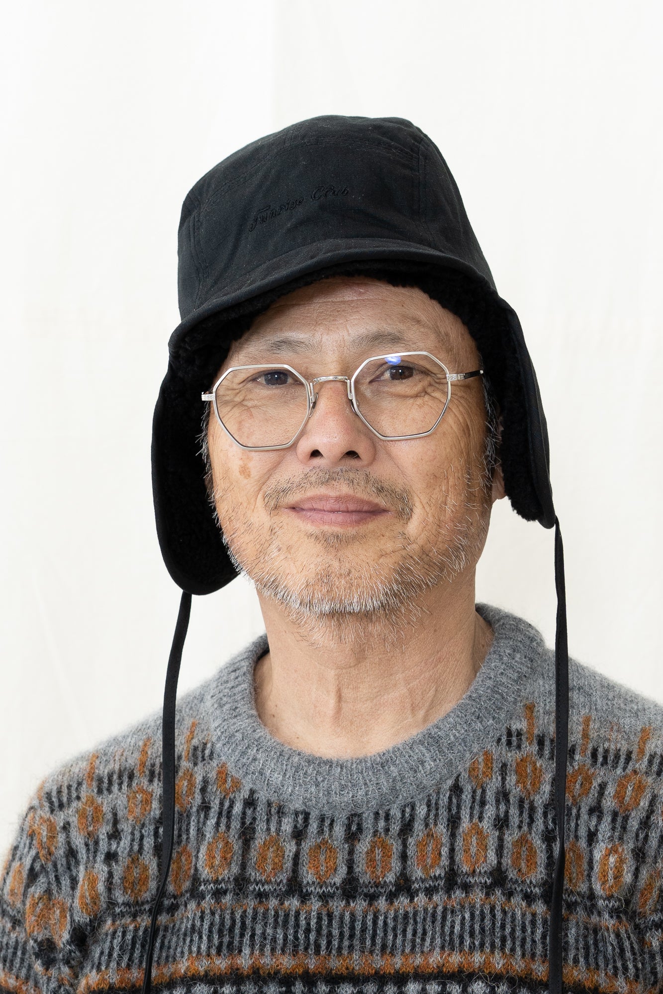 Kappy Reversible Trooper Hat in Black