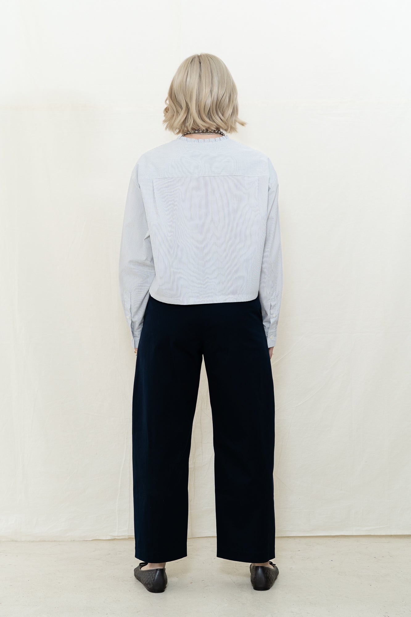 NICHOLSON & NICHOLSON Pearl Stripe Top