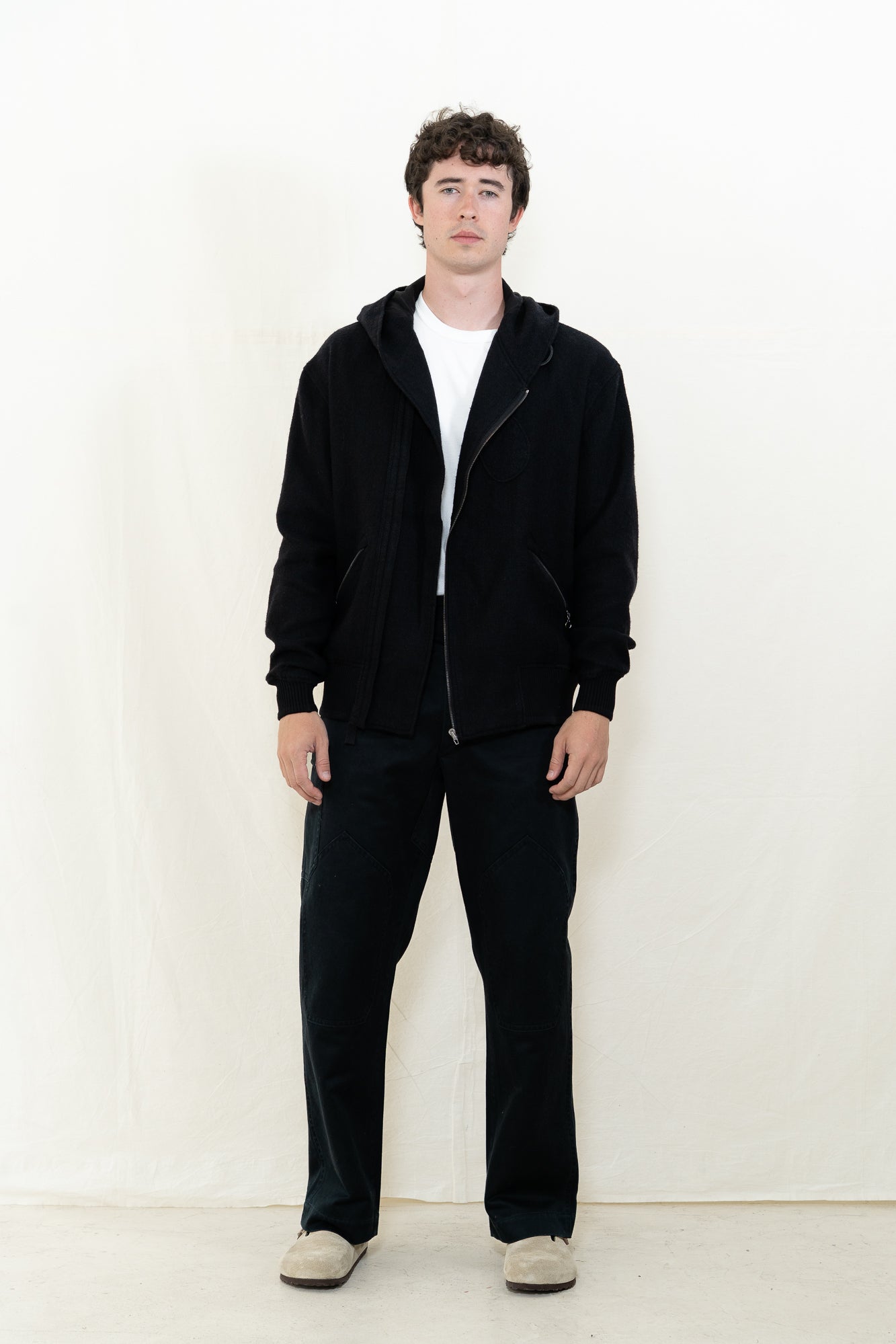 MotivMfg Shiff Hooded Jacket in Black