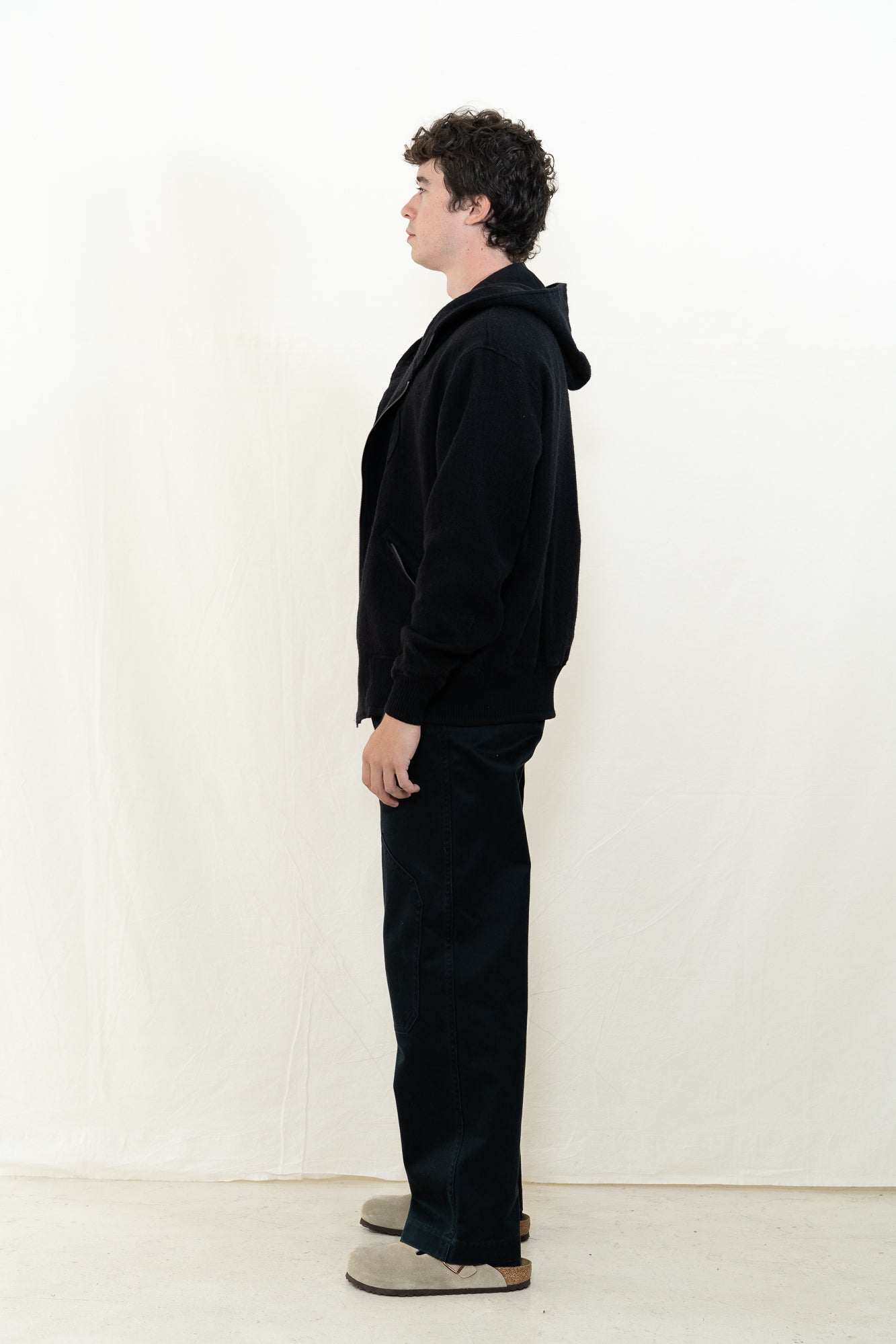 MotivMfg Shiff Hooded Jacket in Black