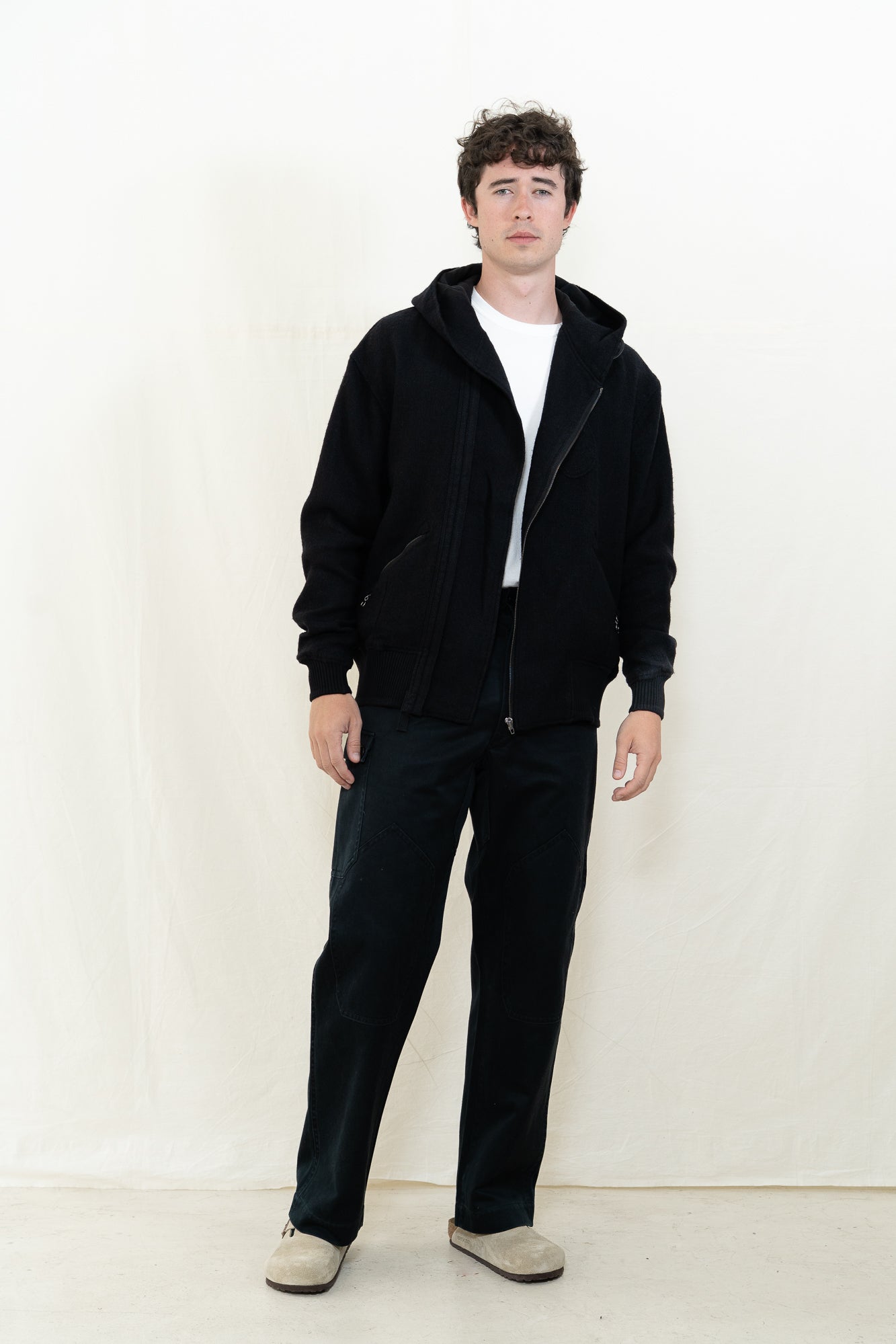 MotivMfg Shiff Hooded Jacket in Black