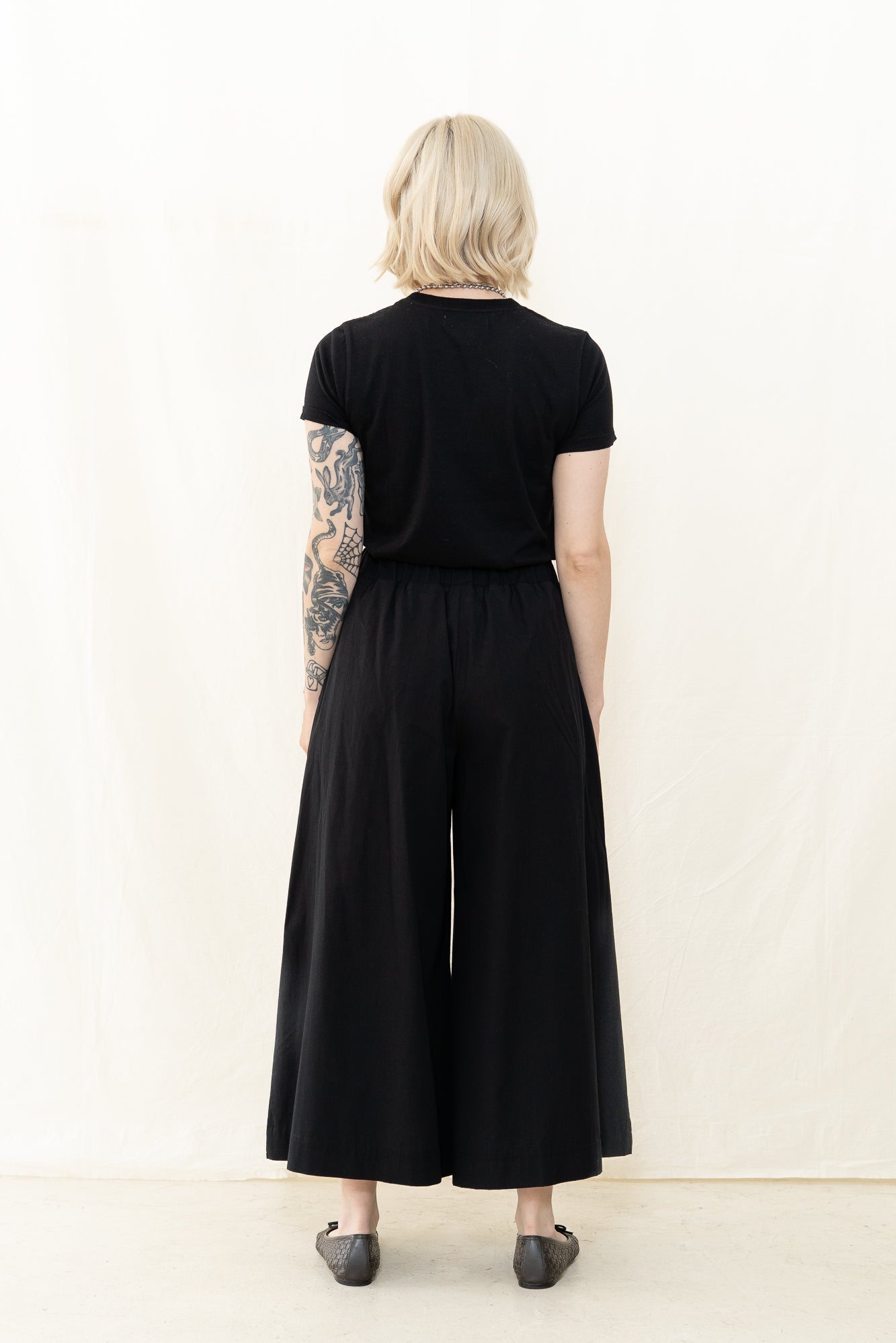 Beaumont Organic Mazu Poplin Pant in Black