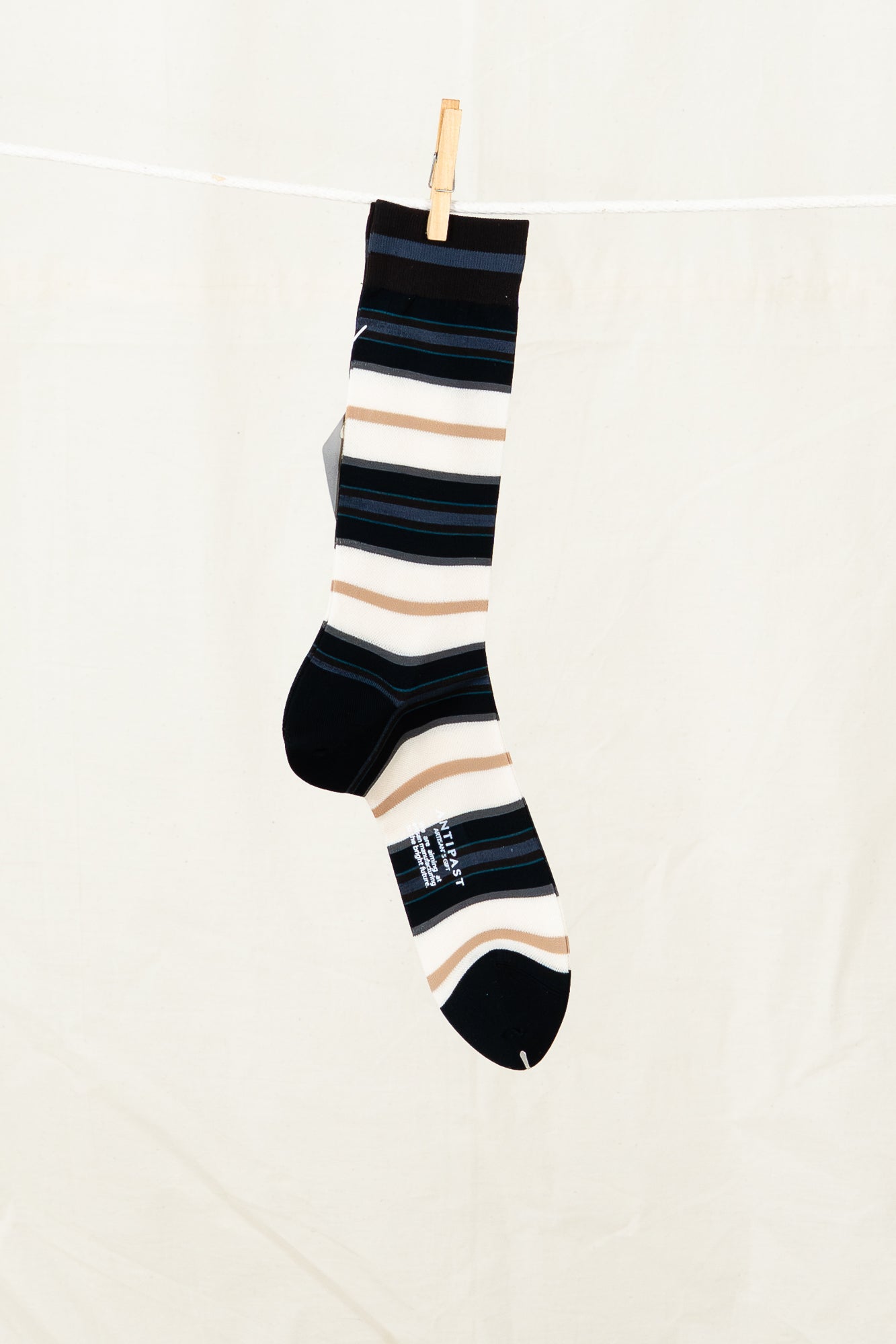 Antipast Men's Random Line Sock