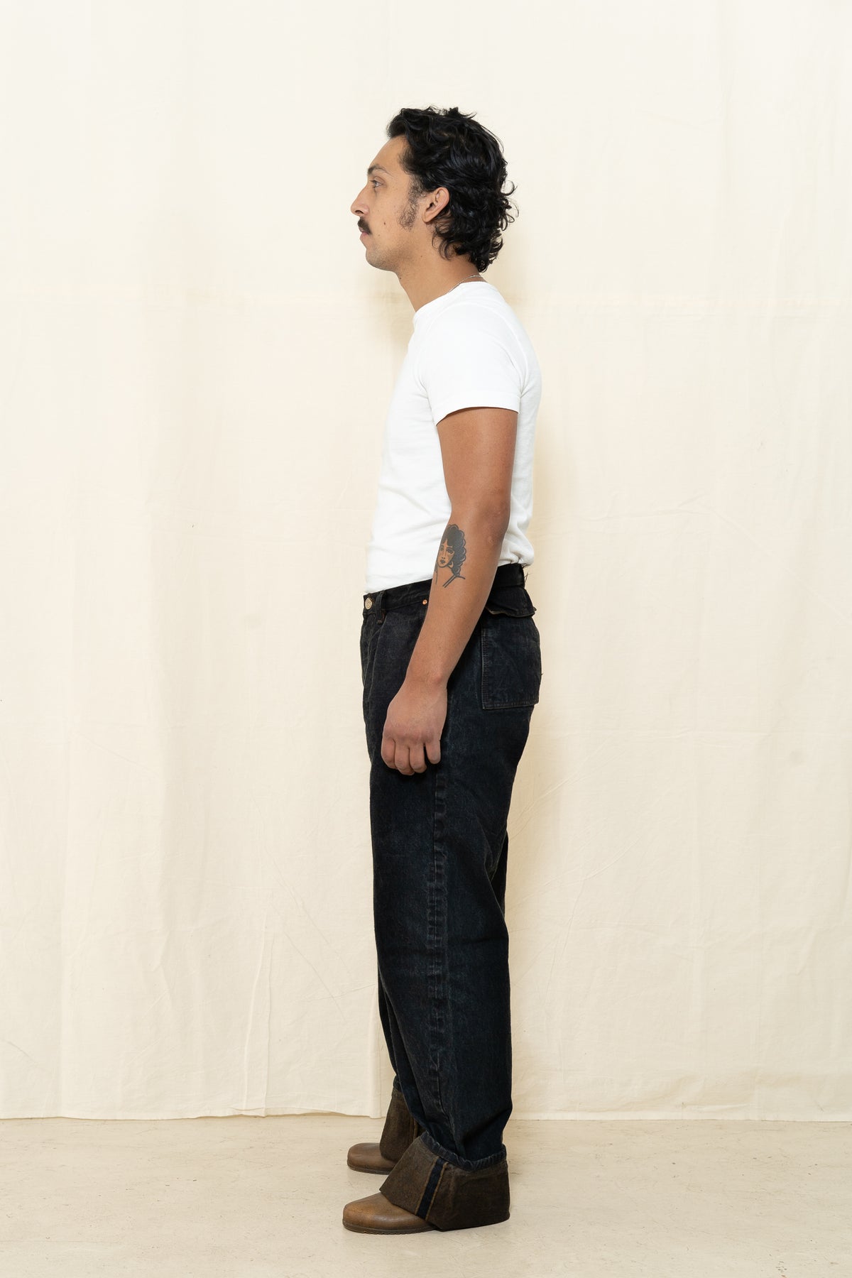 Tender Trousermakers Jeans in Brown Hat