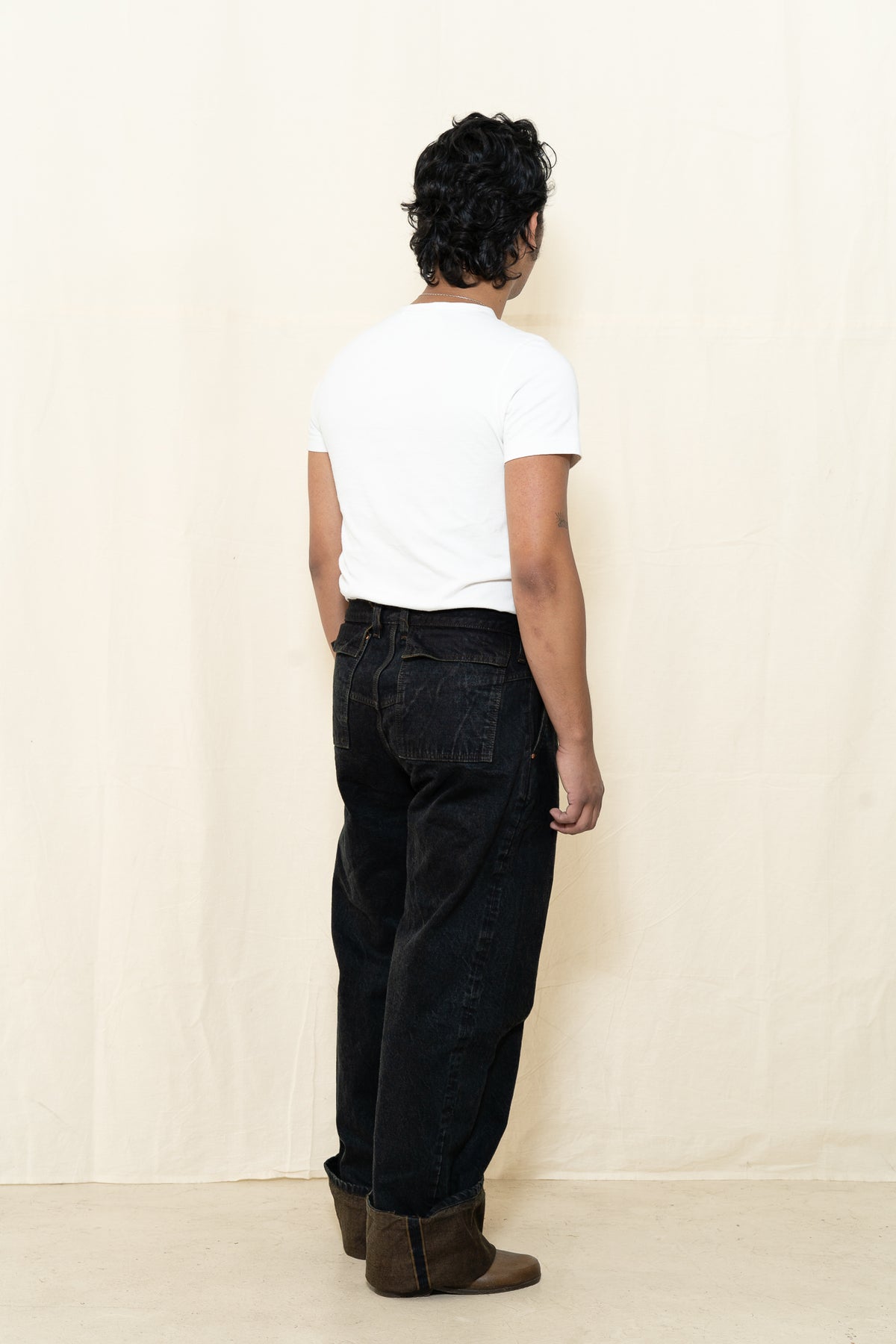 Tender Trousermakers Jeans in Brown Hat