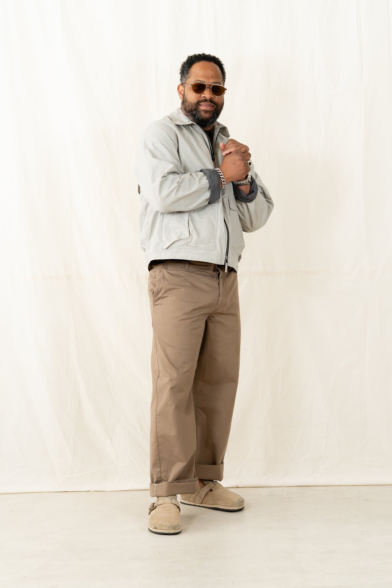 Hansen Dexter Jacket Waxed Concrete