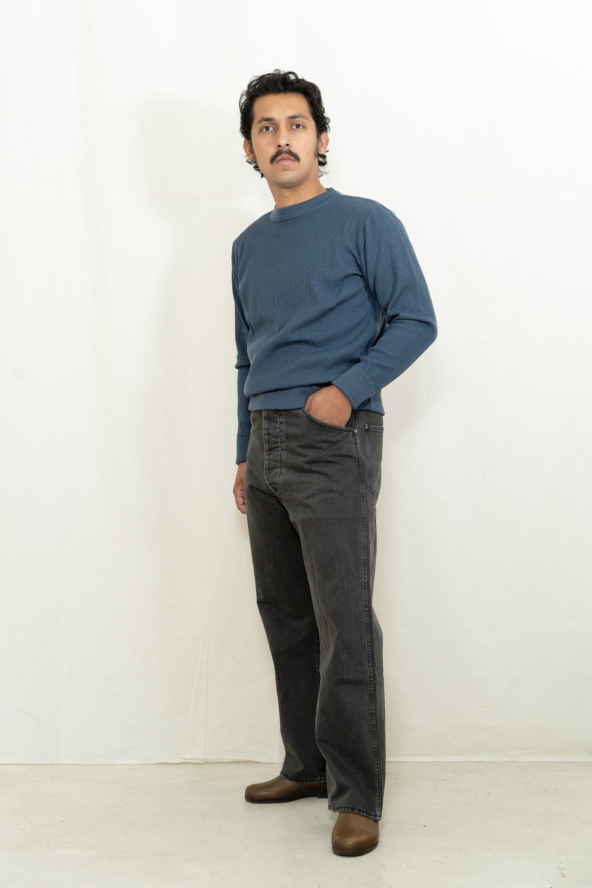 S.N.S. Herning Stamina Crewneck in Argentine Blue