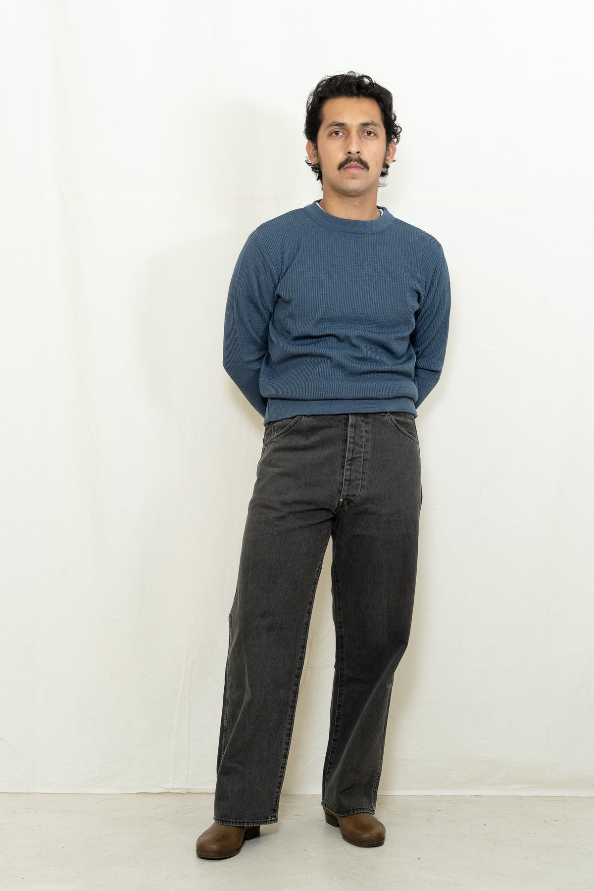 S.N.S. Herning Stamina Crewneck in Argentine Blue