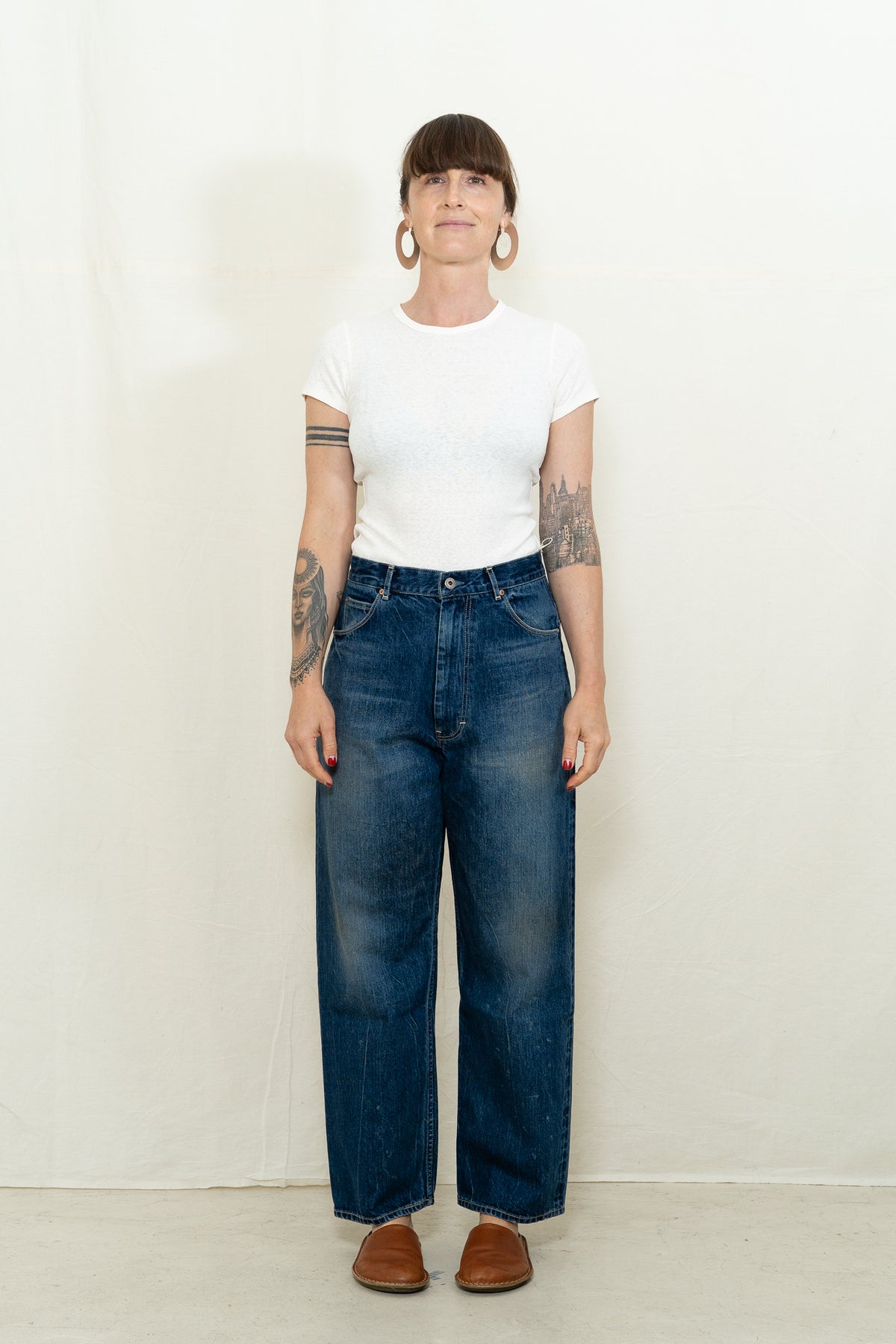 Chimala Denim Ranch Pants in Dark Wash