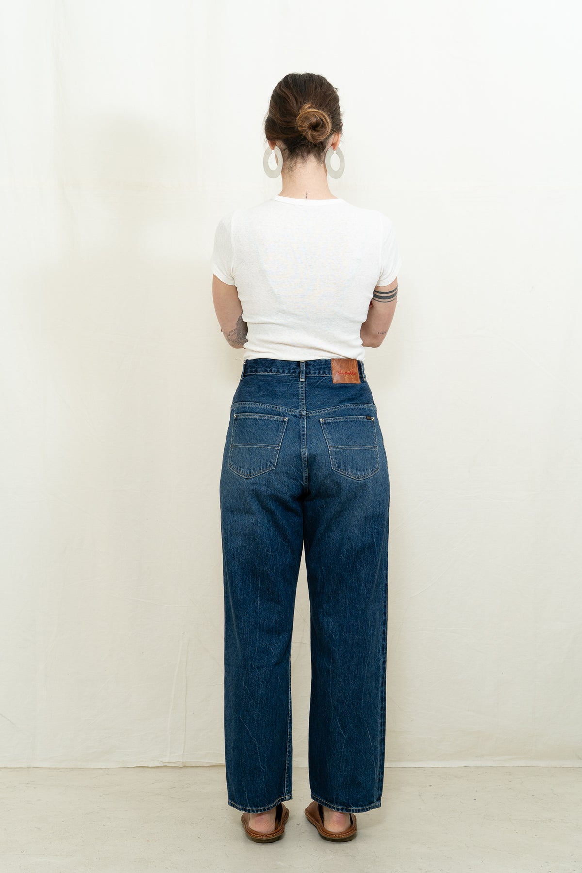 Chimala Denim Ranch Pants in Dark Wash