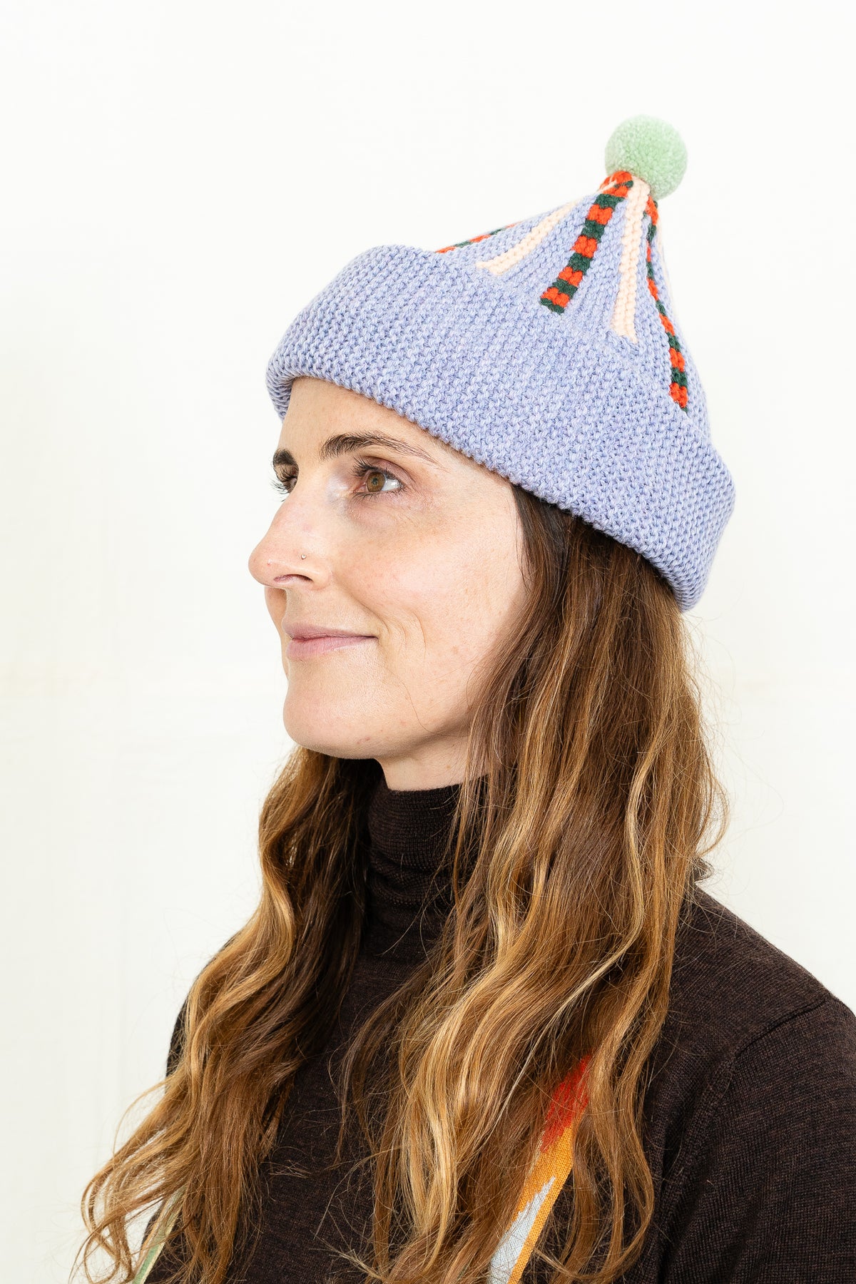 DEGEN Star Beanie in Lilac