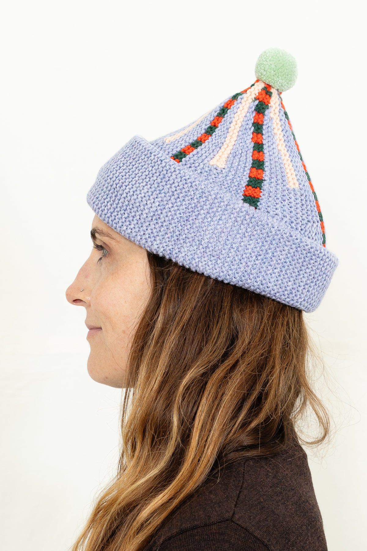 DEGEN Star Beanie in Lilac
