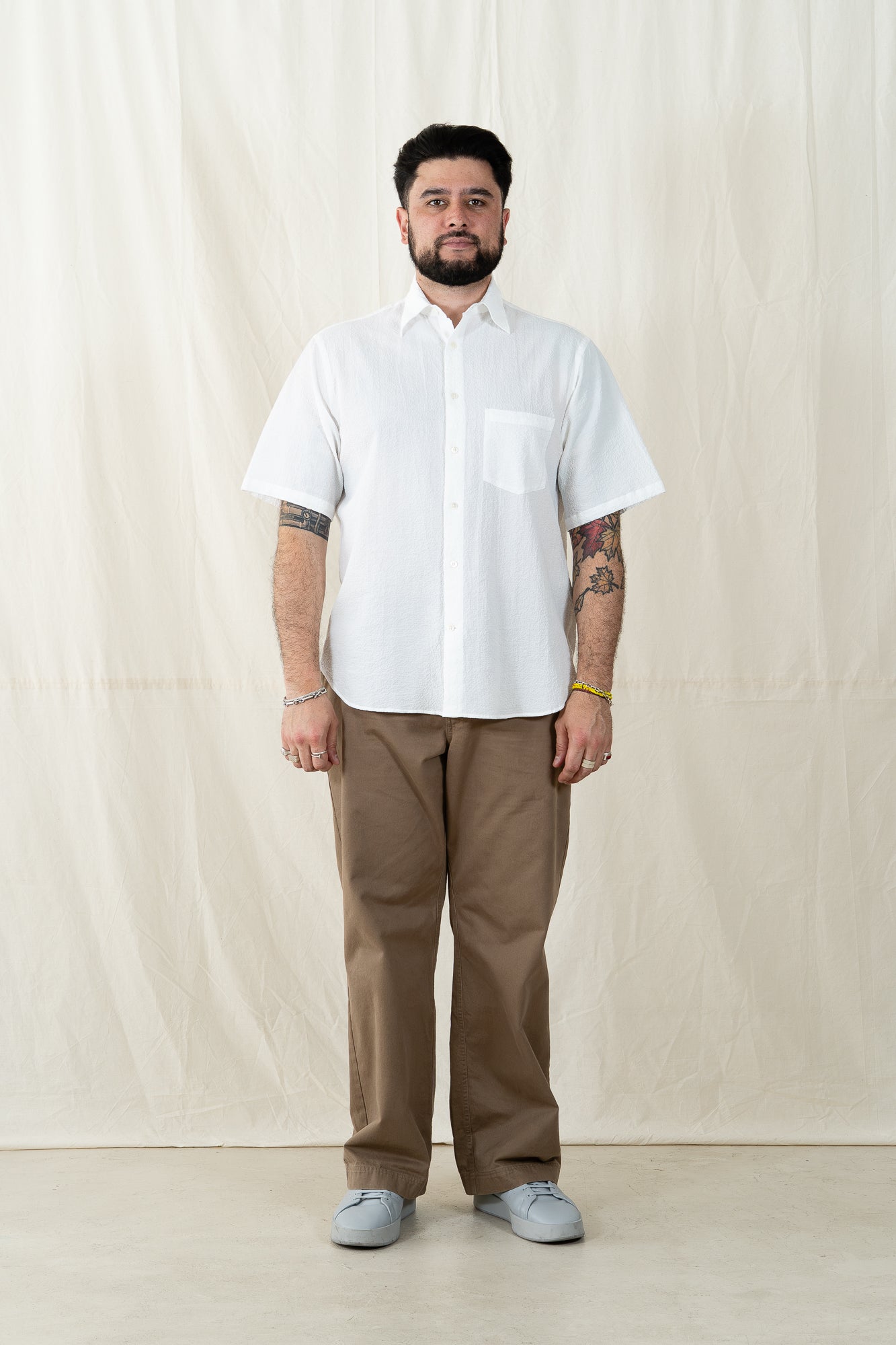C.O.F. Studio S/S Seersucker Shirt