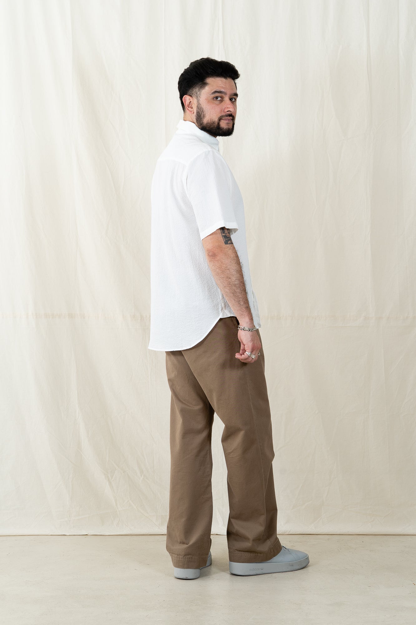 C.O.F. Studio S/S Seersucker Shirt