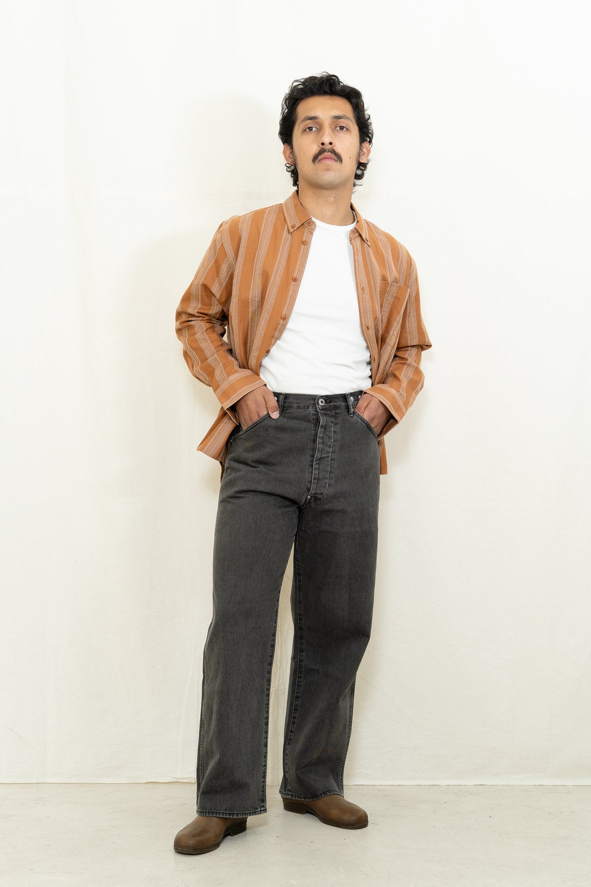 Far Afield Cornell Shirt in Asper Stripe