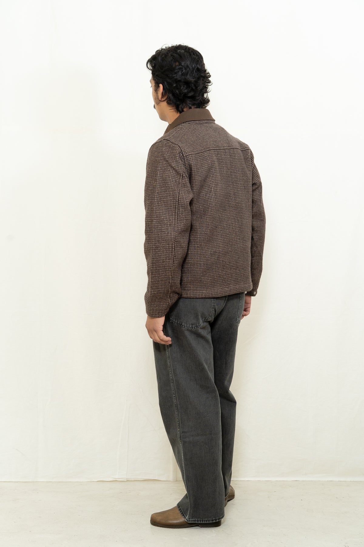 Far Afield Josef Jacket in Brown Check