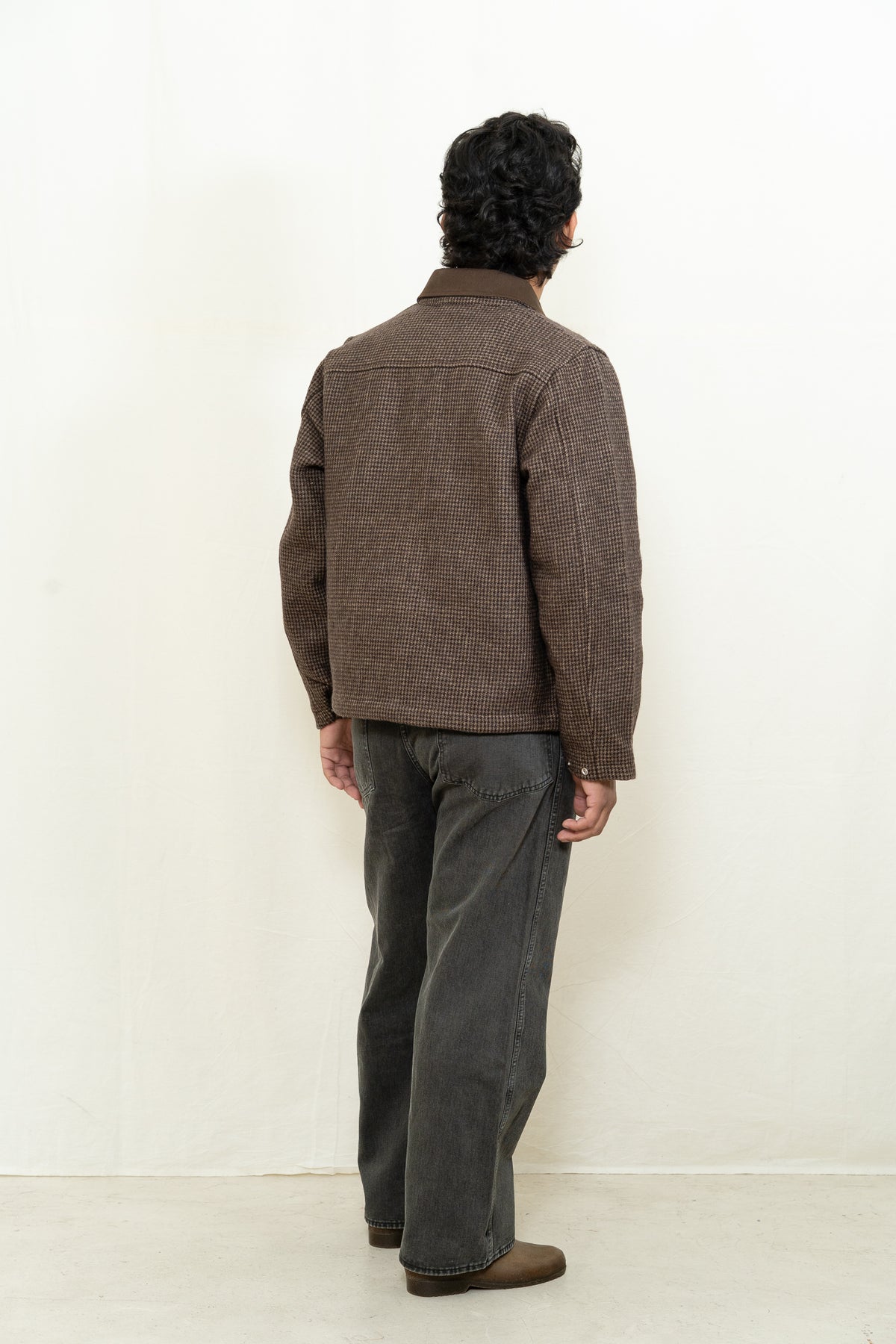 Far Afield Josef Jacket in Brown Check