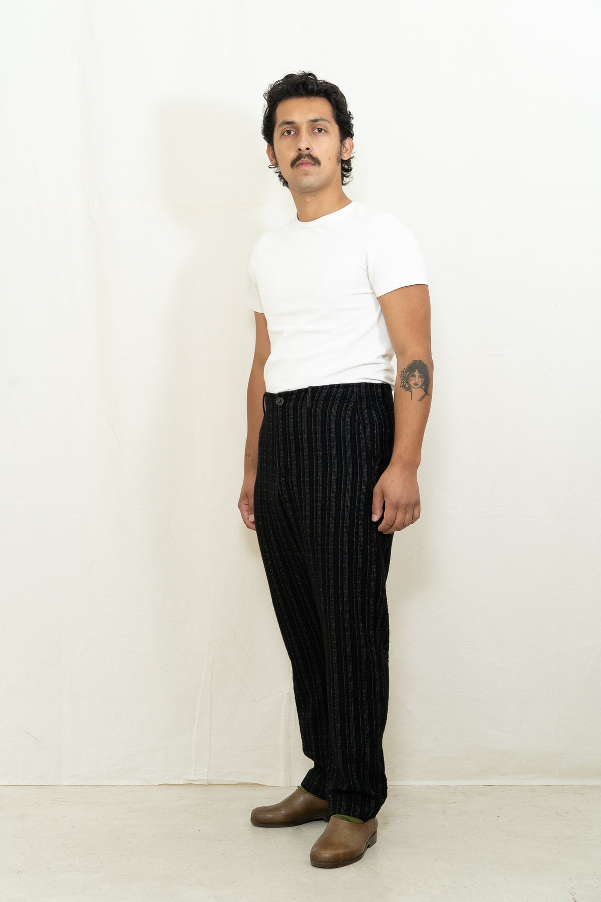 HANSEN Trygve Pant in Black 'n' White
