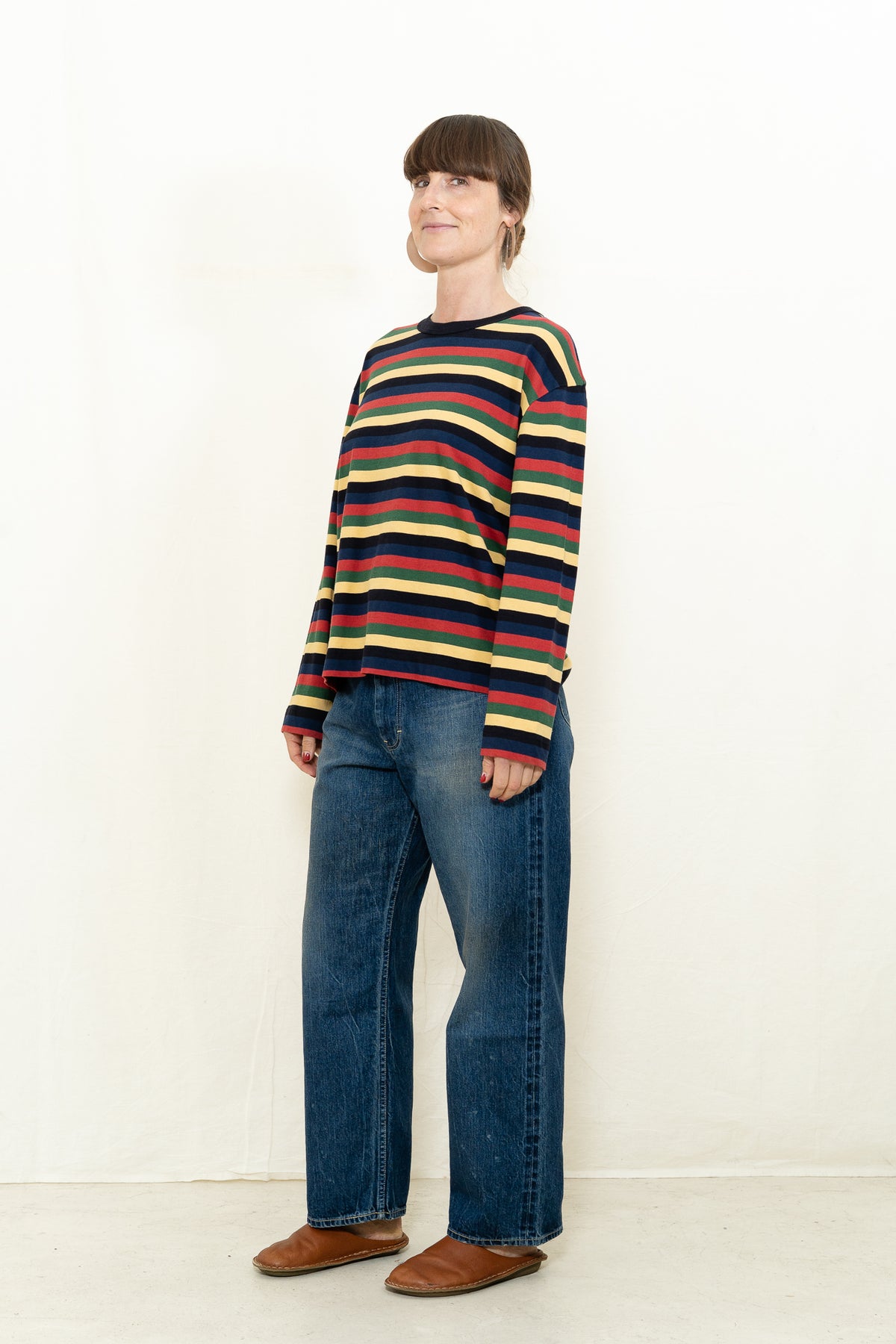 Thinking MU Multicolor Striped Emily T-Shirt