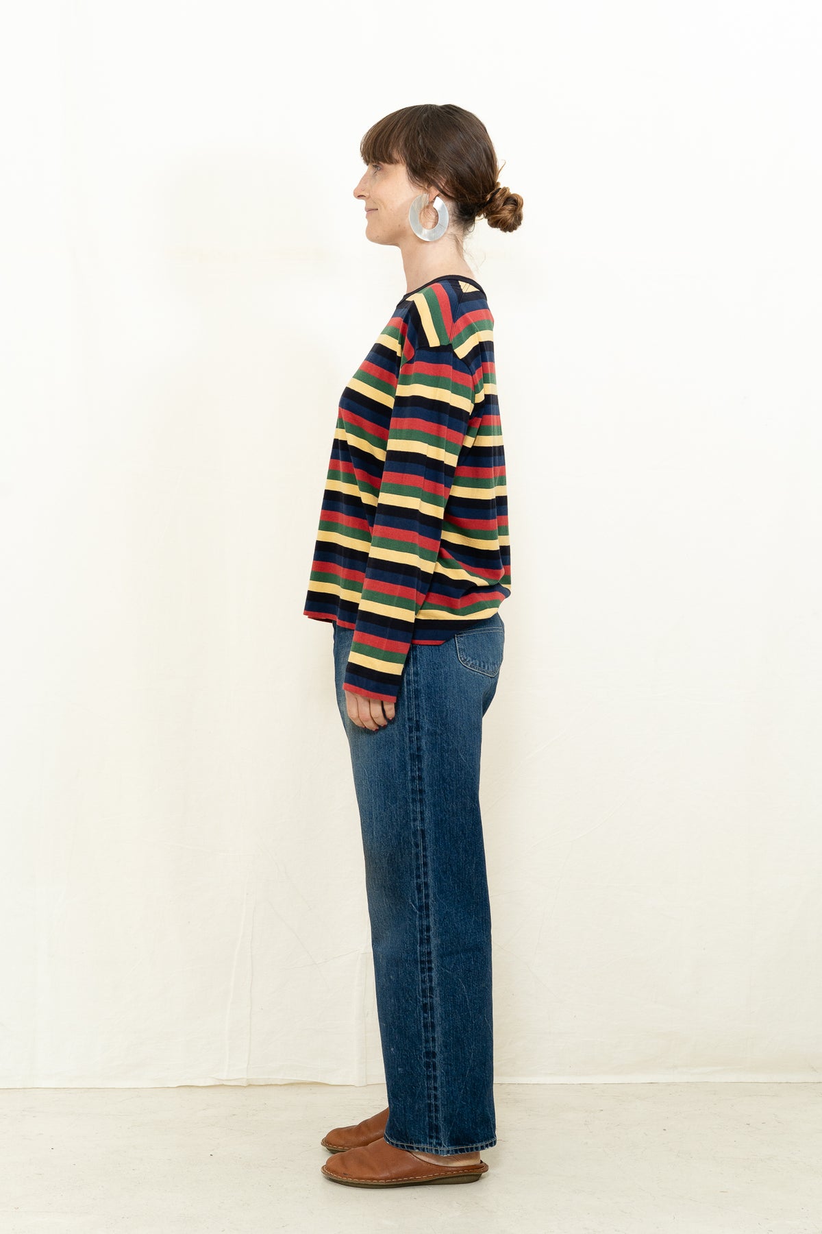 Thinking MU Multicolor Striped Emily T-Shirt
