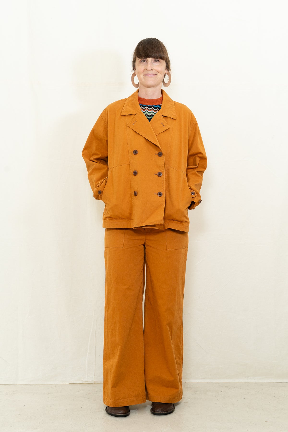 SARAHWEAR HD Twill Jacket in Rust