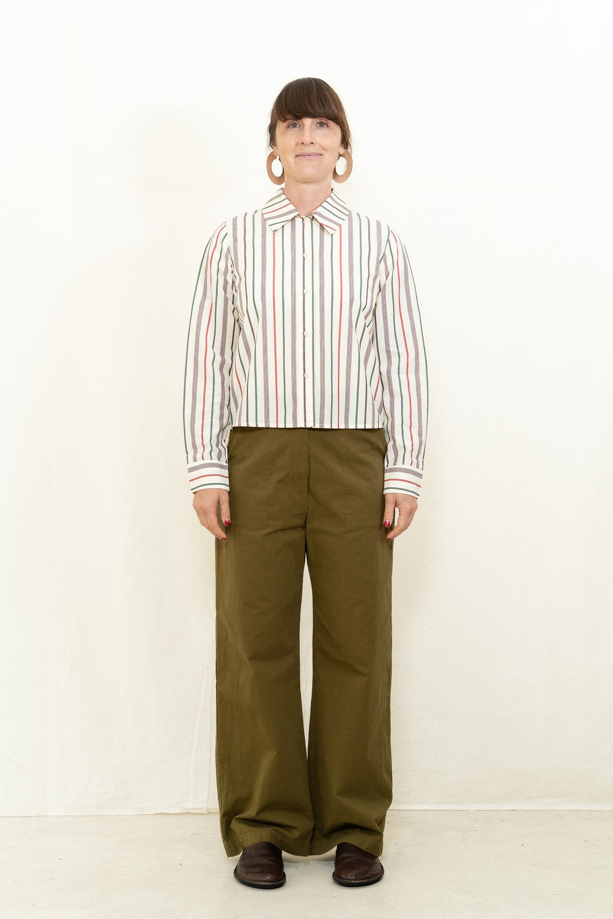 Thinking MU Multicolor Striped Duna Blouse