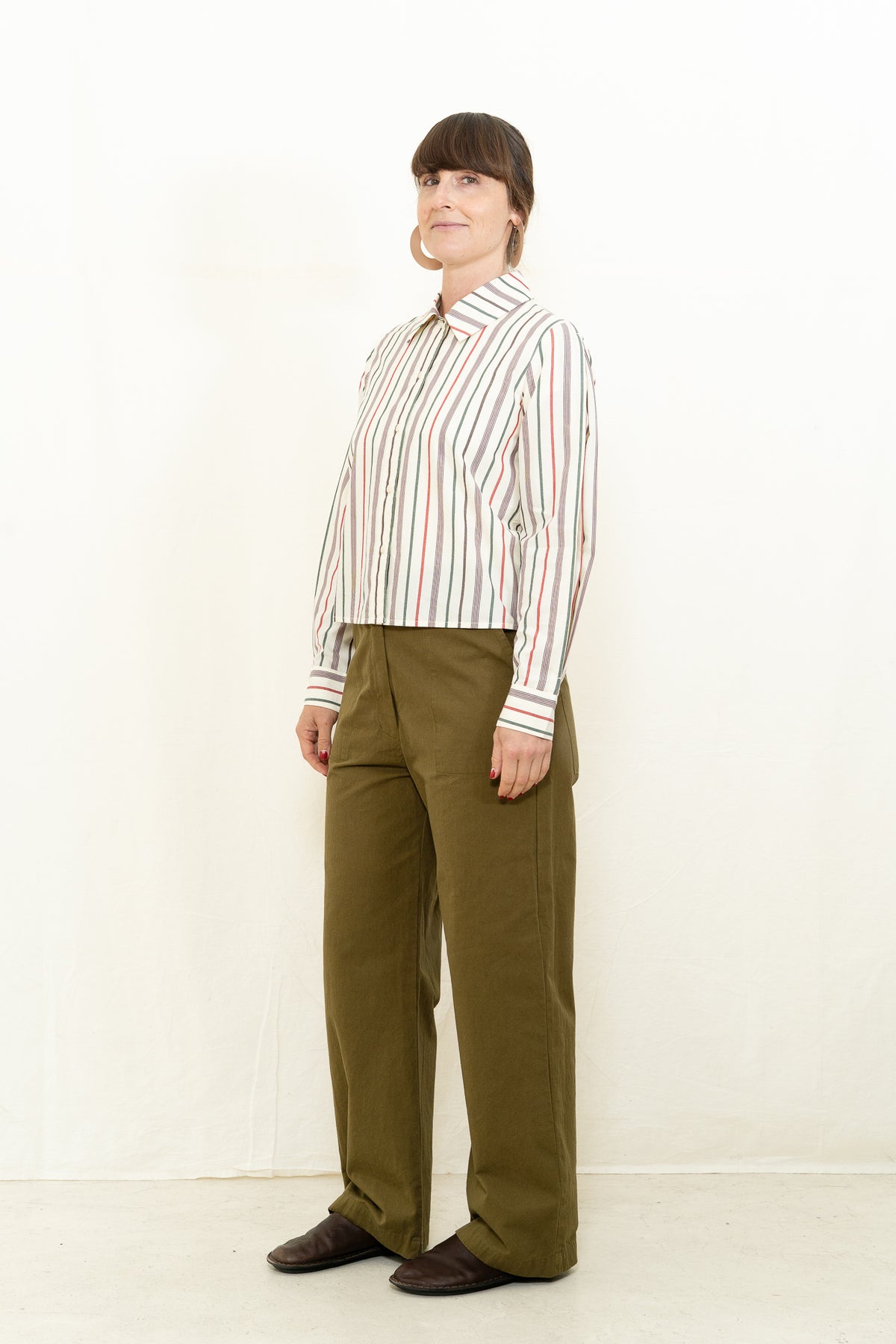 Thinking MU Multicolor Striped Duna Blouse