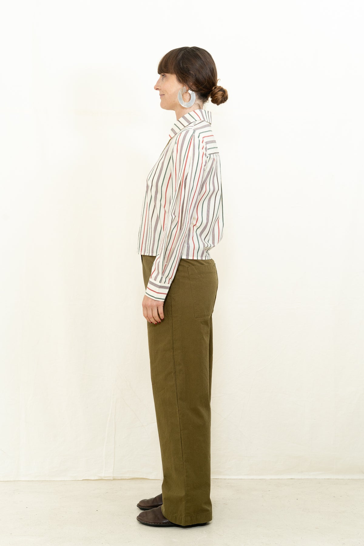 Thinking MU Multicolor Striped Duna Blouse