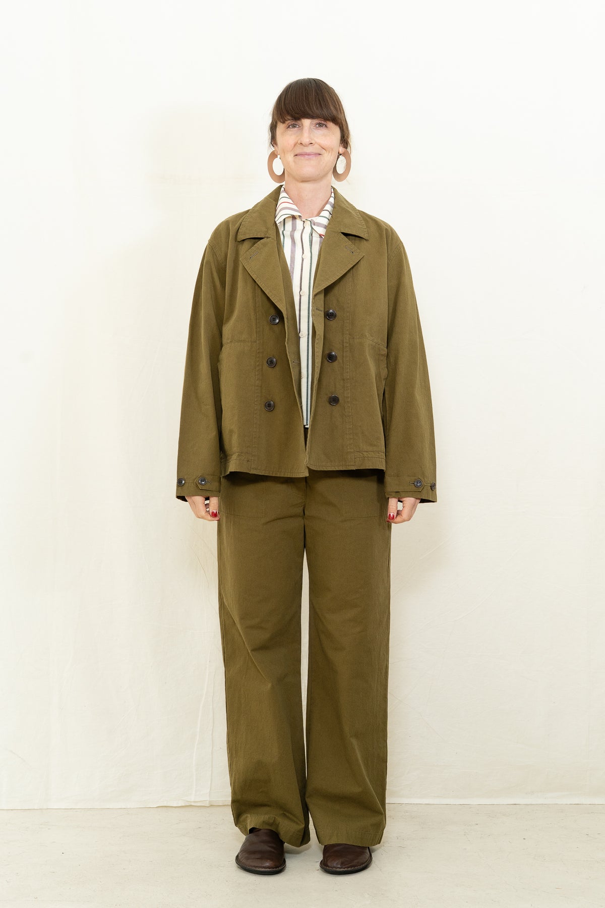 SARAHWEAR HD Twill Jacket in Khaki