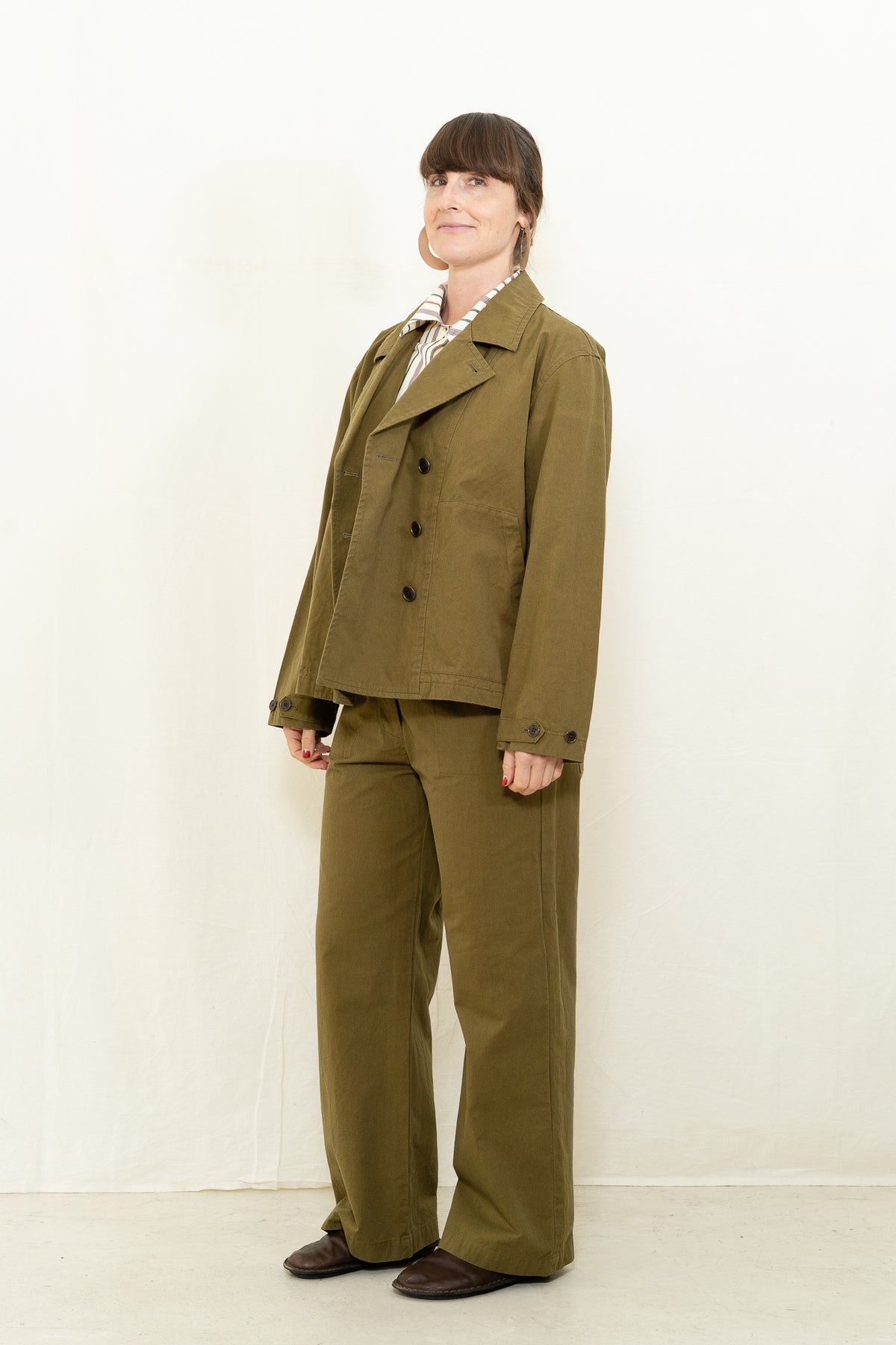 SARAHWEAR HD Twill Jacket in Khaki