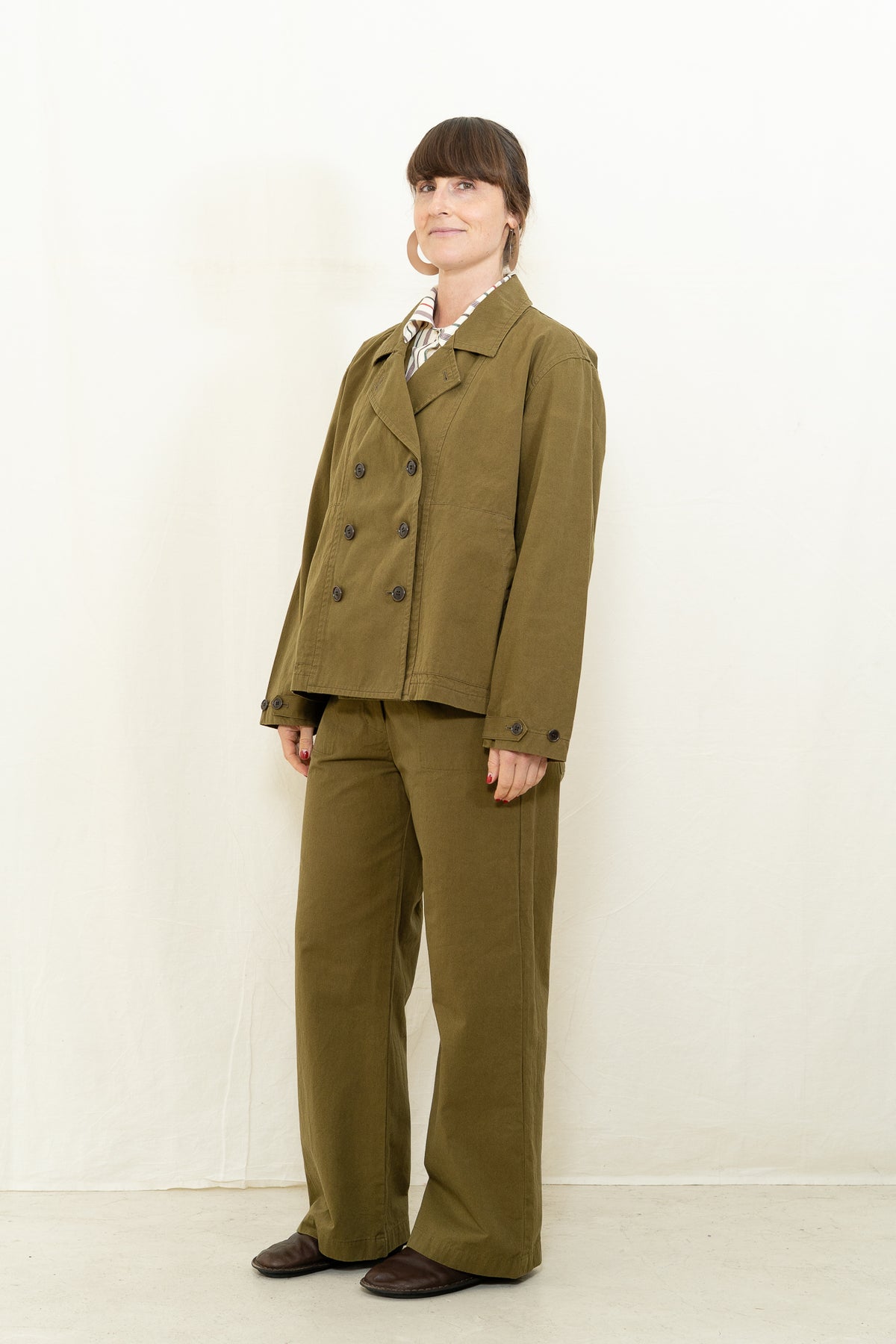 SARAHWEAR HD Twill Jacket in Khaki