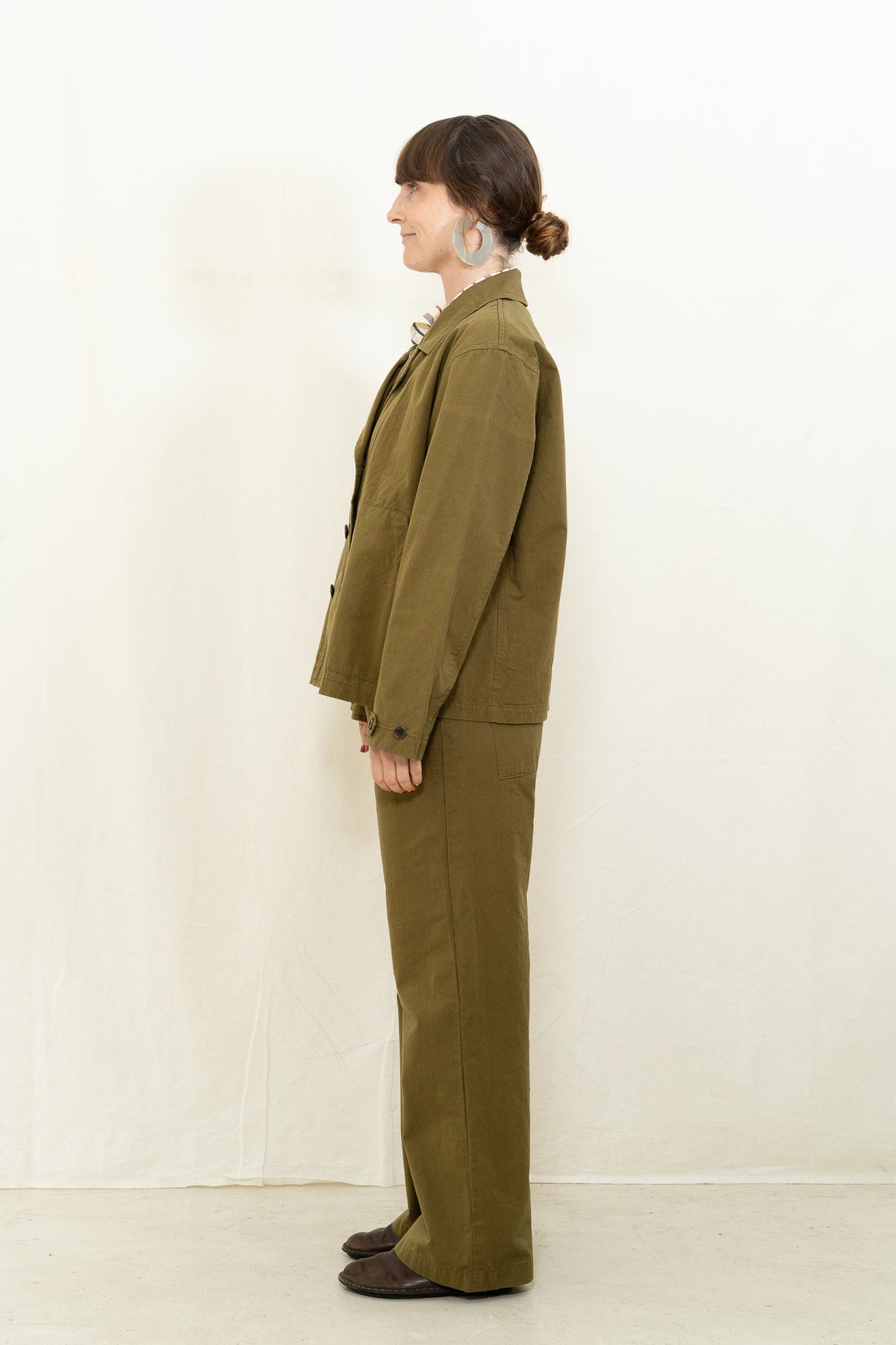 SARAHWEAR HD Twill Jacket in Khaki